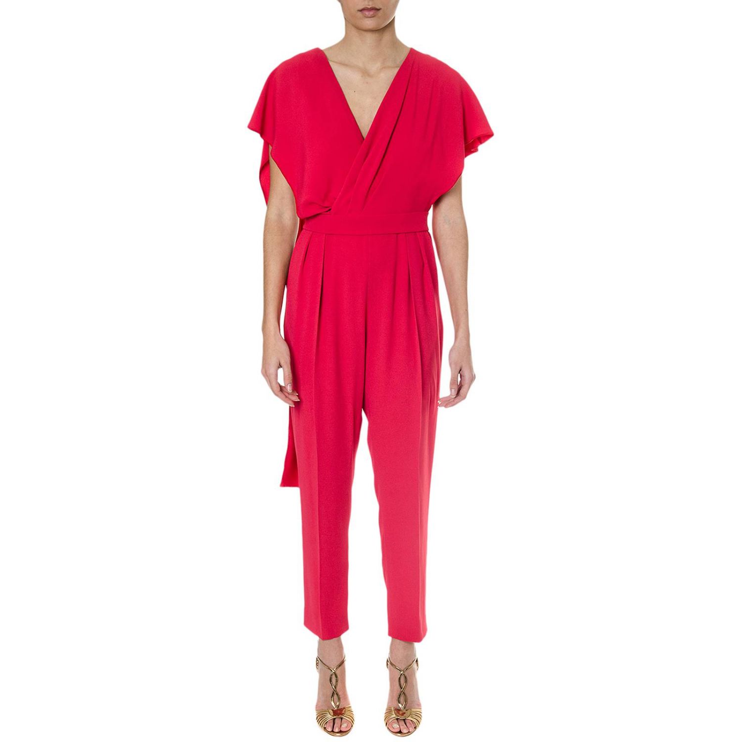 MAX MARA: Tuta donna - Rosso | Tuta Max Mara 8241087 GIGLIO.COM