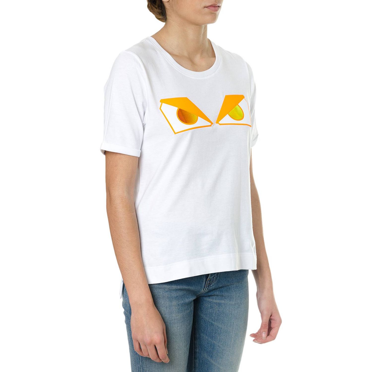 fendi eyes t shirt women's