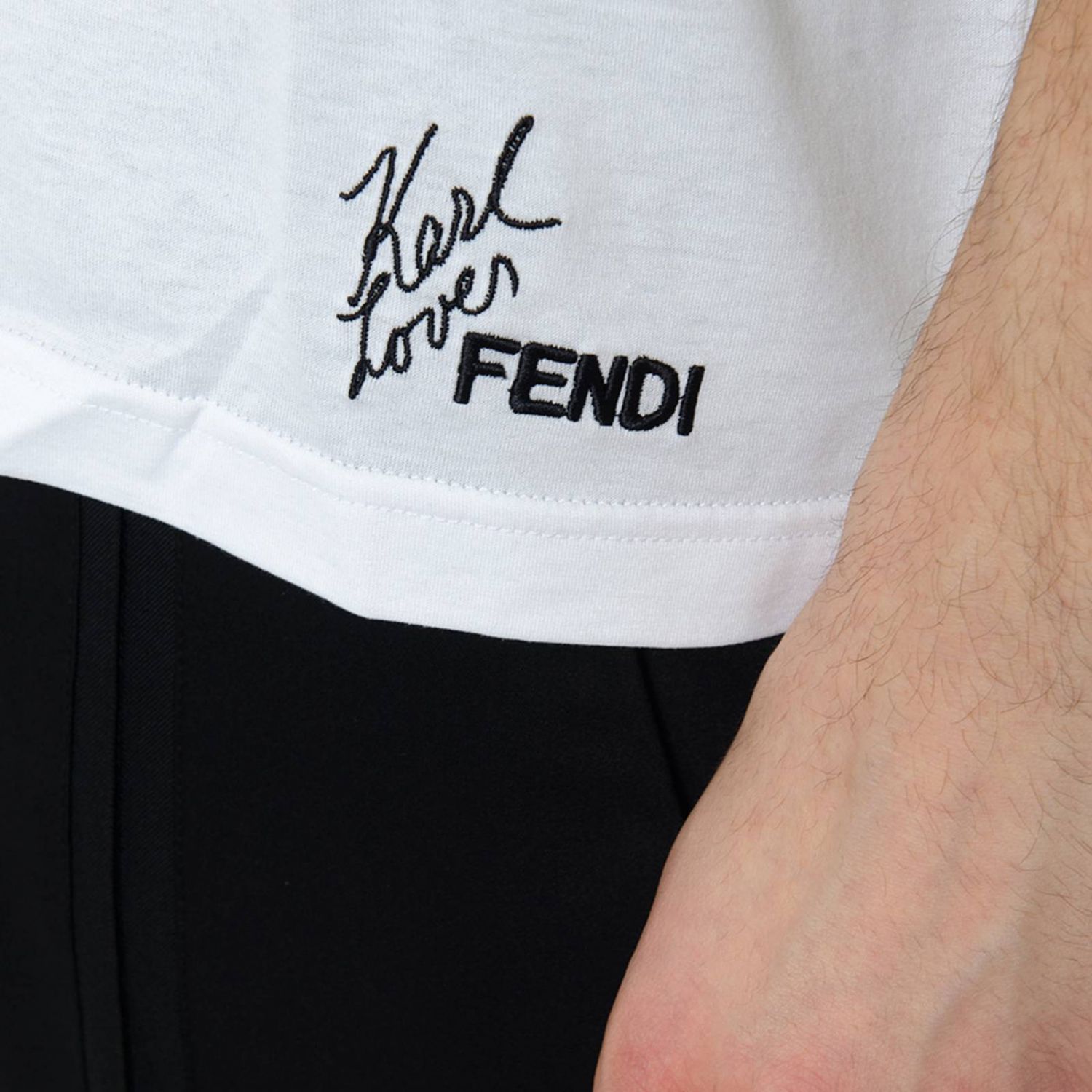 T-shirt men Fendi | T-Shirt Fendi Men White | T-Shirt Fendi FY0894 A2HK ...