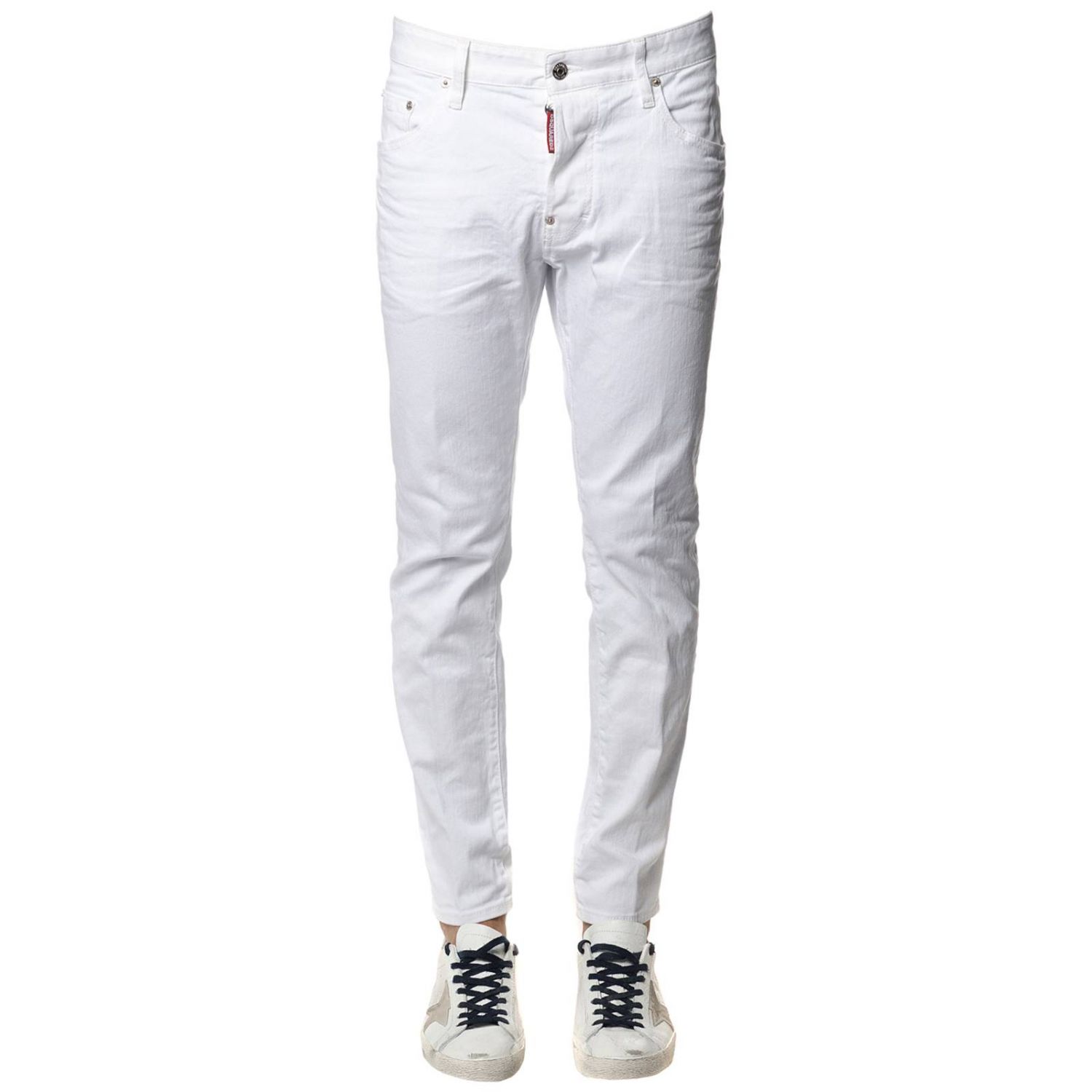 white dsquared jeans