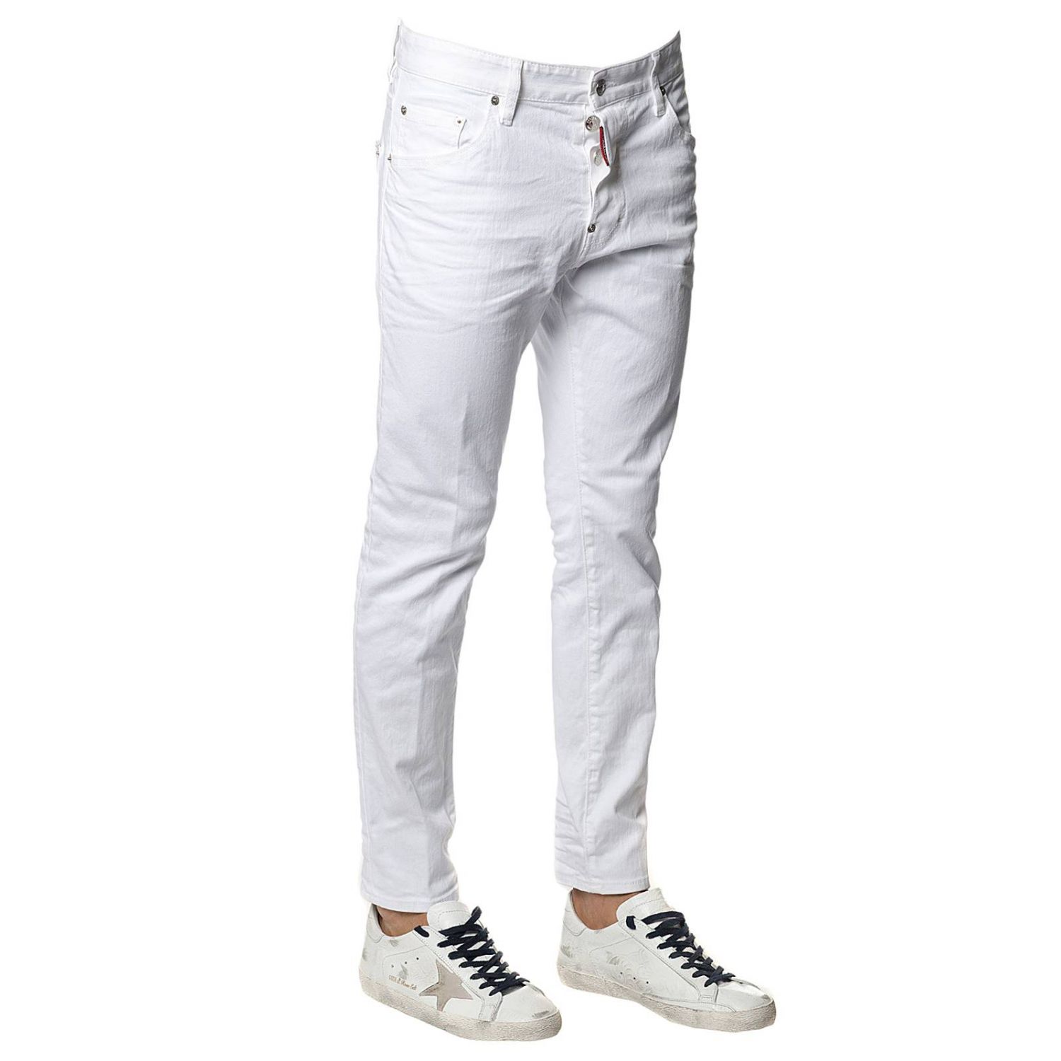 dsquared jeans white