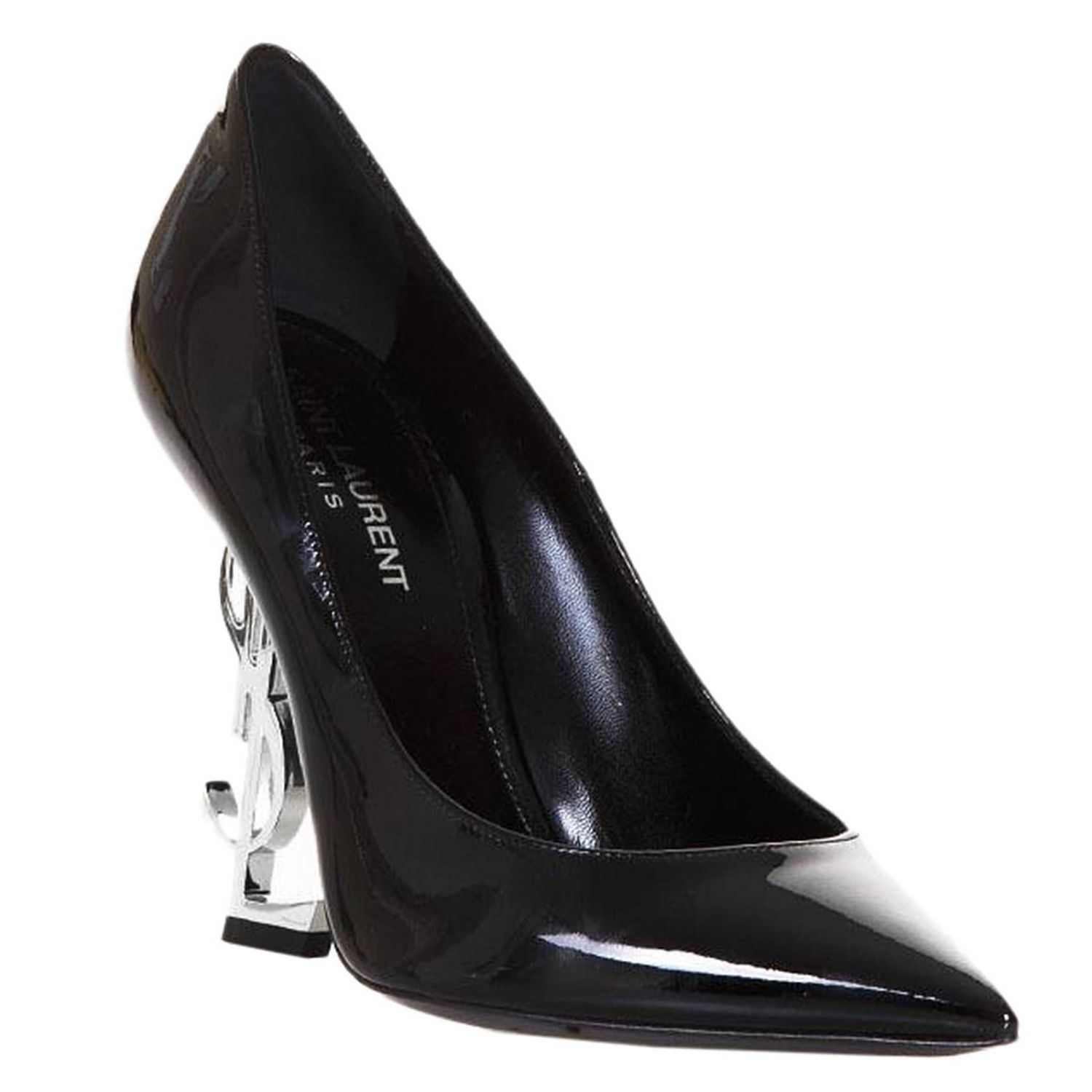 SAINT LAURENT: YSL Opyum shoes pumps in patent leather with 