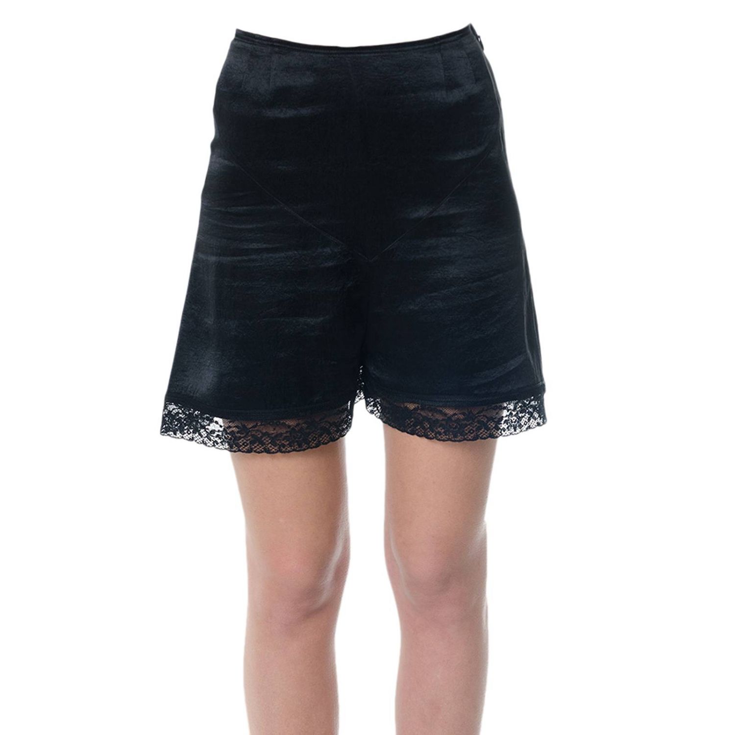 Mcq Outlet: Shorts eleganti con dettagli in pizzo - Nero | Pantaloncino Mcq  481269 RKF07 GIGLIO.COM
