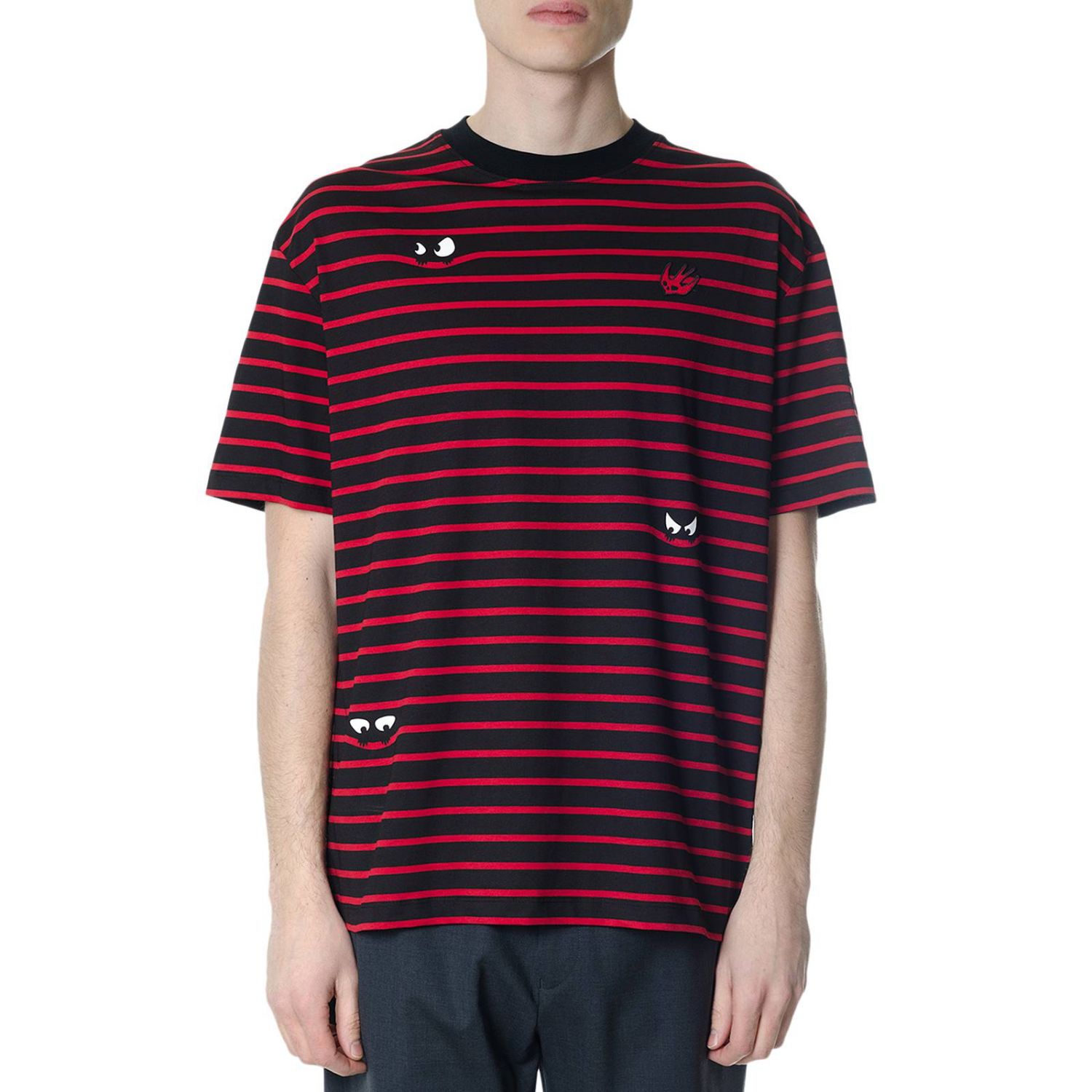 black and red mcq t shirt