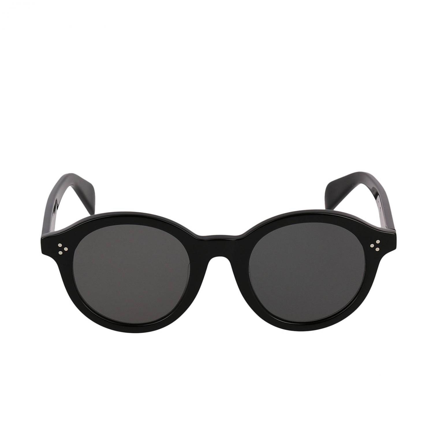 CÉLINE: Occhiali da sole cl40003 rotondi in acetato - Grigio | Occhiali  Céline cl400034f GIGLIO.COM