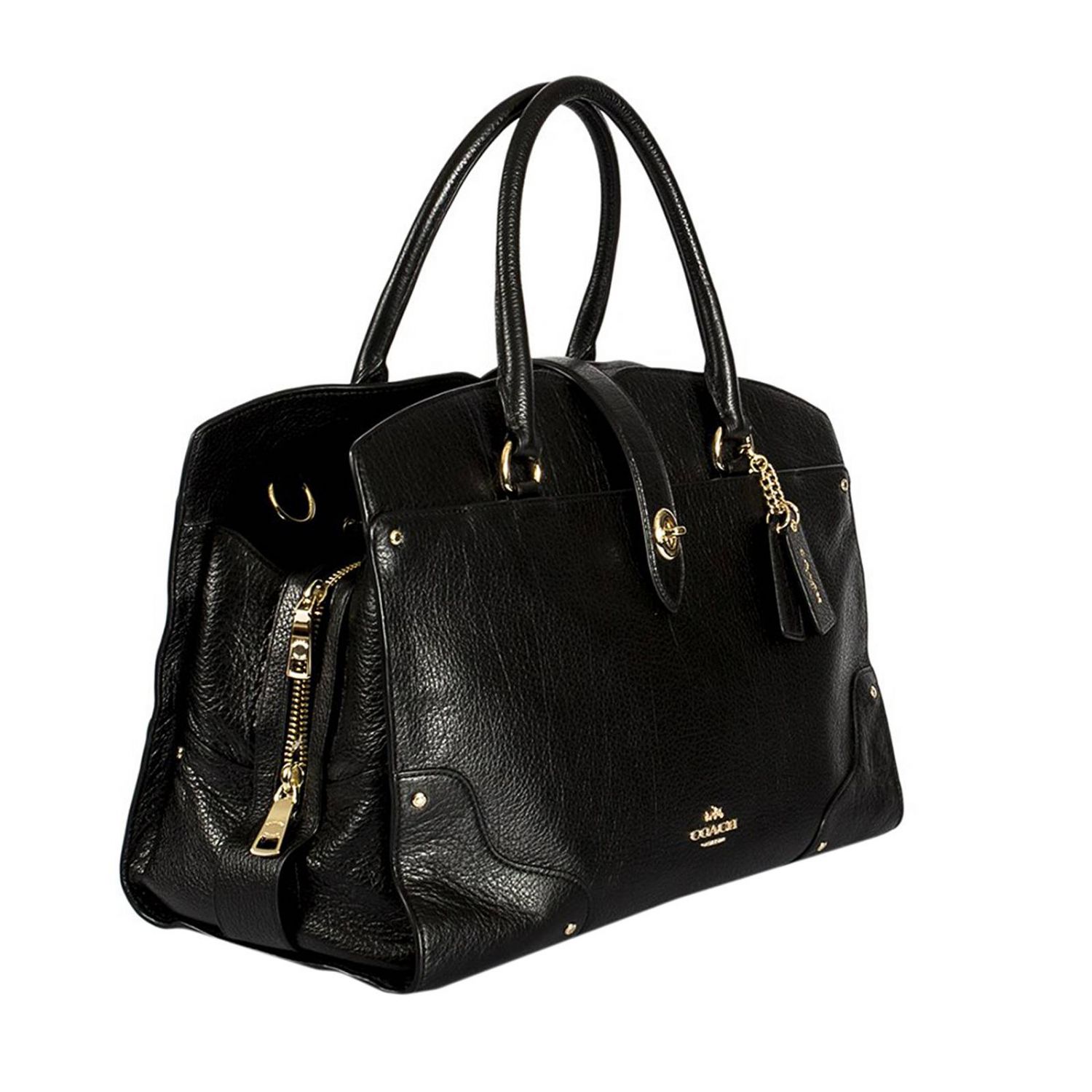 Coach Outlet: Bolso de mano mujer | Bolso De Mano Coach Mujer Negro | Bolso  De Mano Coach 37779 GIGLIO.COM