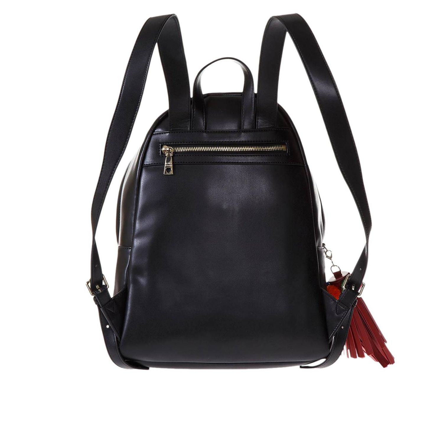 Zainetto Love Moschino nappa pu mix avorio/nero - Time Outlet