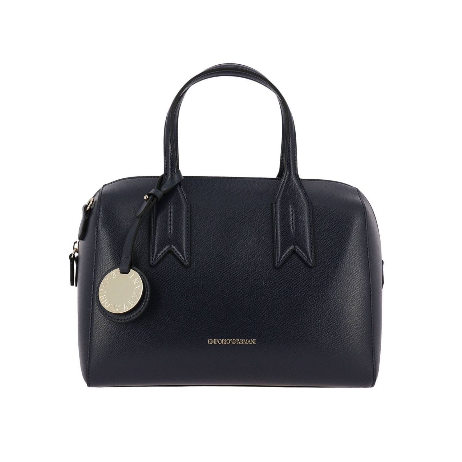 Emporio Armani Outlet: Borsa a bauletto mini dollaro con doppi manici e  tracolla removibile - Blue | Borsa Mini Emporio Armani Y3A084 YH15A  GIGLIO.COM