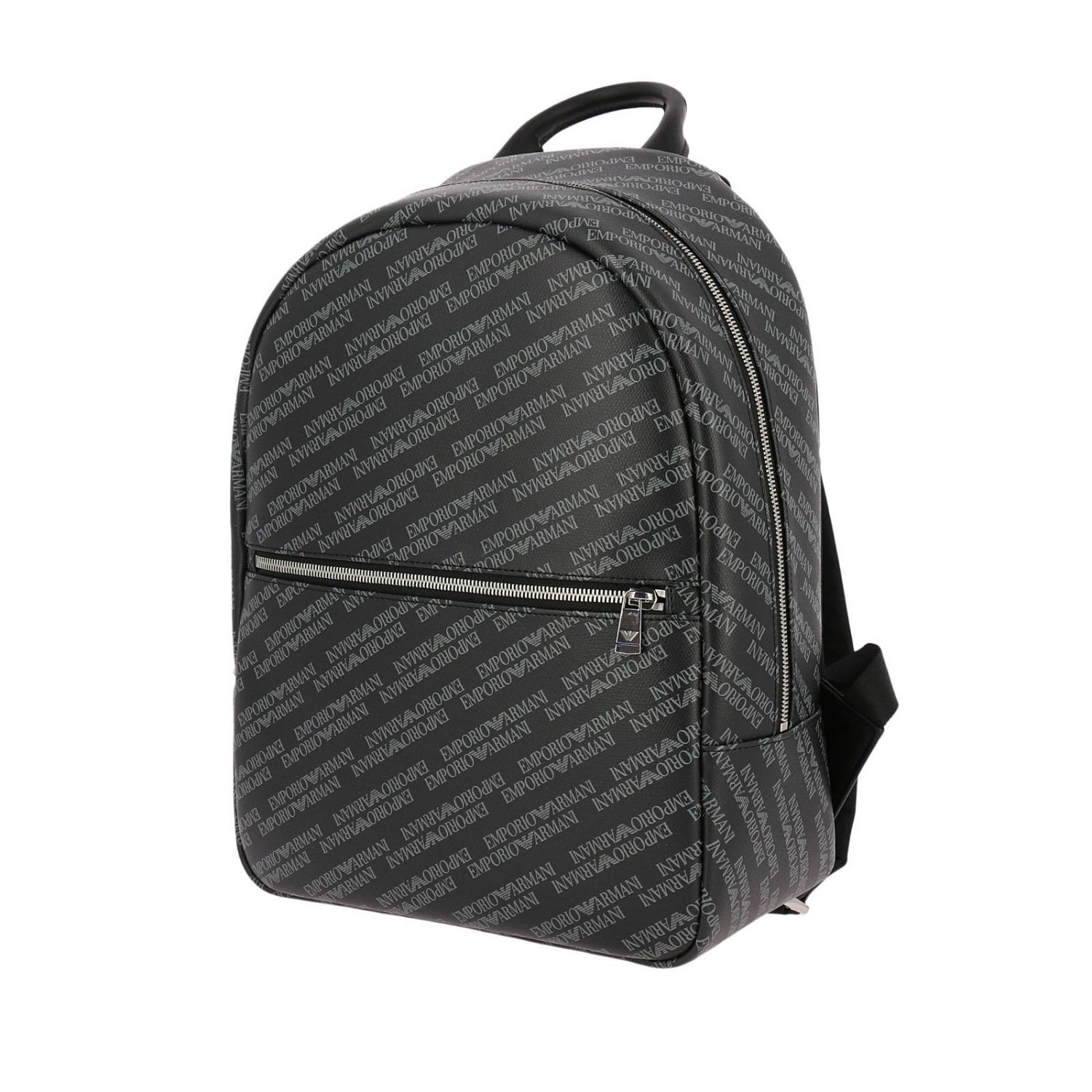 Emporio Armani Outlet: Zaino con stampa logo all over - Nero | Zaino  Emporio Armani Y4O165 YLO7E GIGLIO.COM