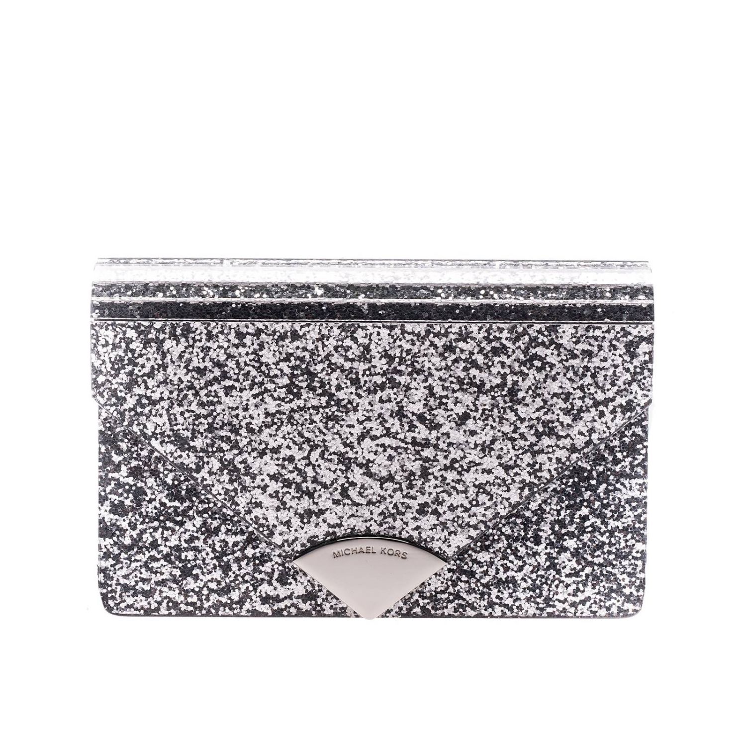 Michael Michael Kors Outlet: Borsa rigida glitter - Argento | Borsa Mini Michael  Michael Kors 30s8mb8c2x GIGLIO.COM