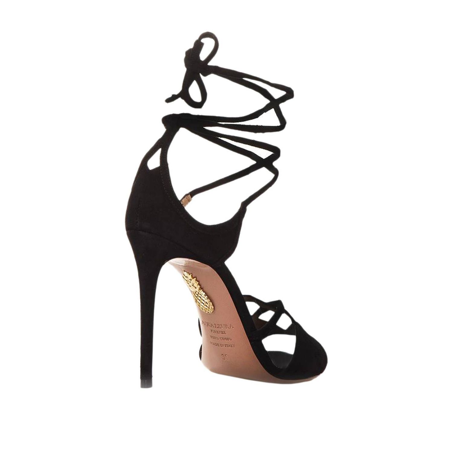 AQUAZZURA: Shoes women | Heeled Sandals Aquazzura Women Black | Heeled ...