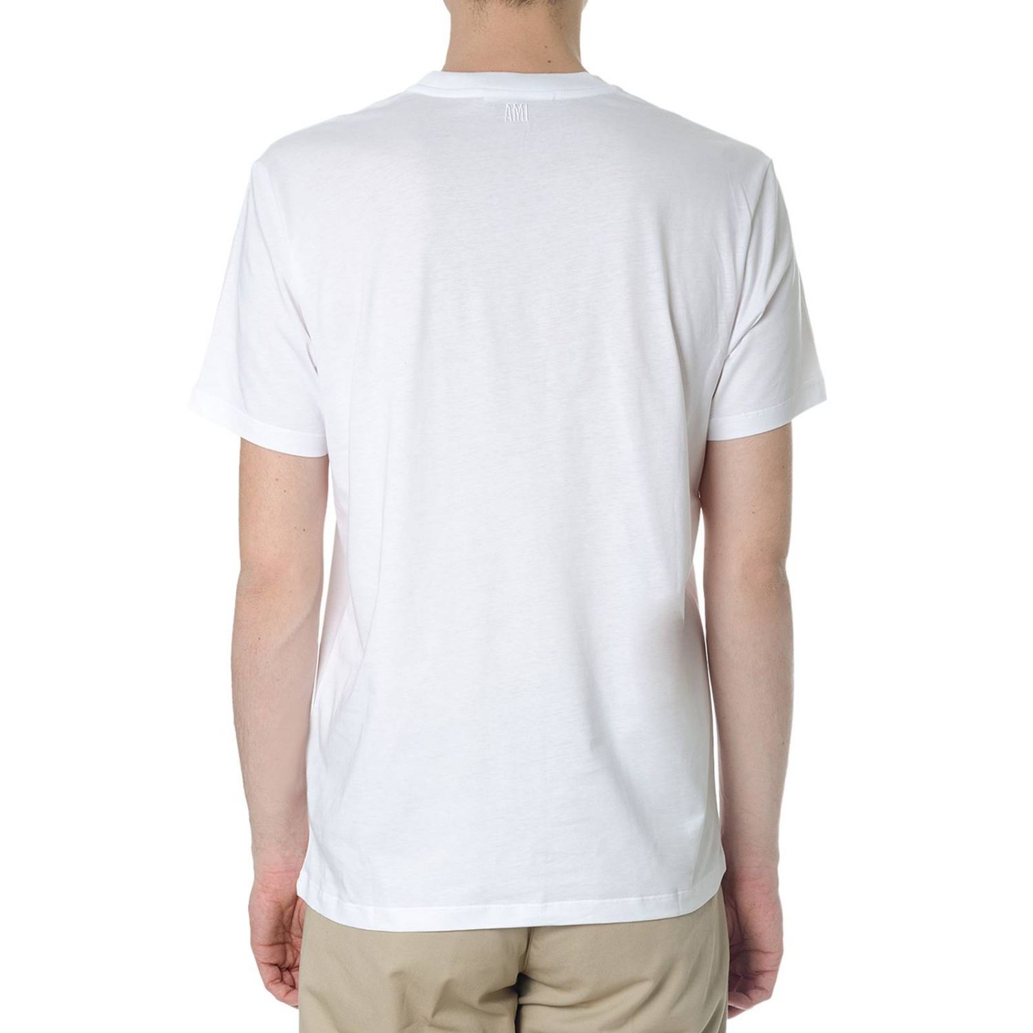 Ami Paris Outlet: T-shirt men Ami Alexandre Mattiussi - White | T-Shirt ...
