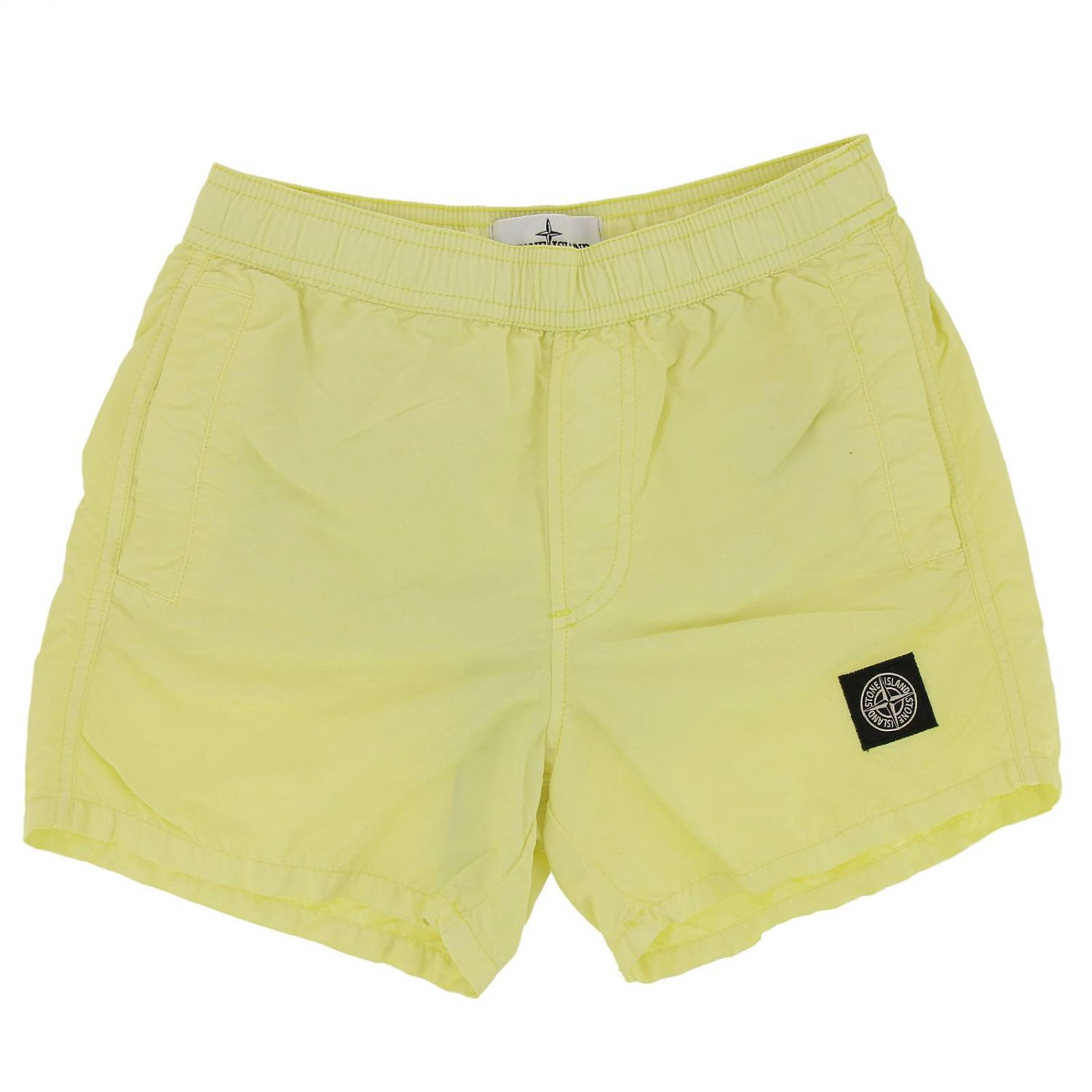 STONE ISLAND JUNIOR: Shorts kids Stone Island - Lemon | Shorts Stone ...
