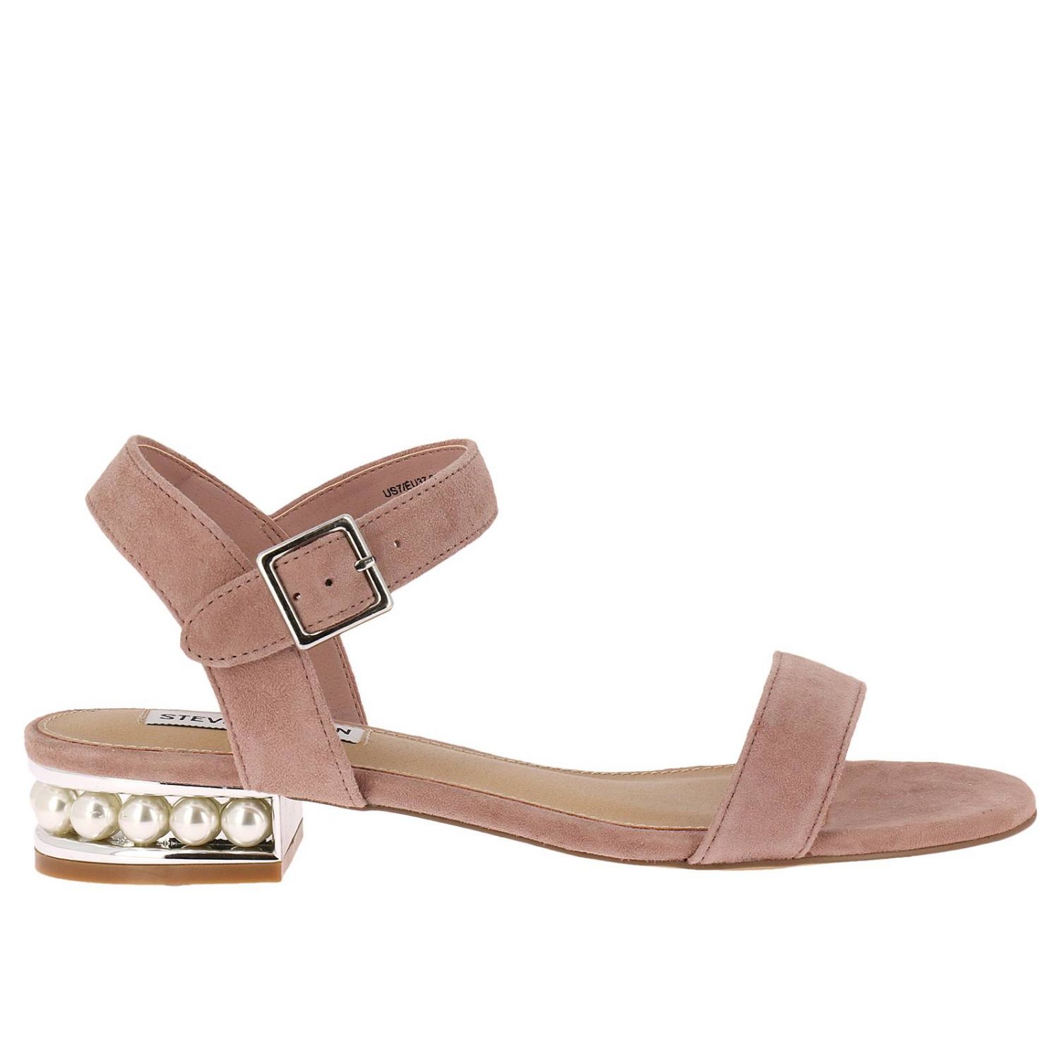blush pink flat sandals