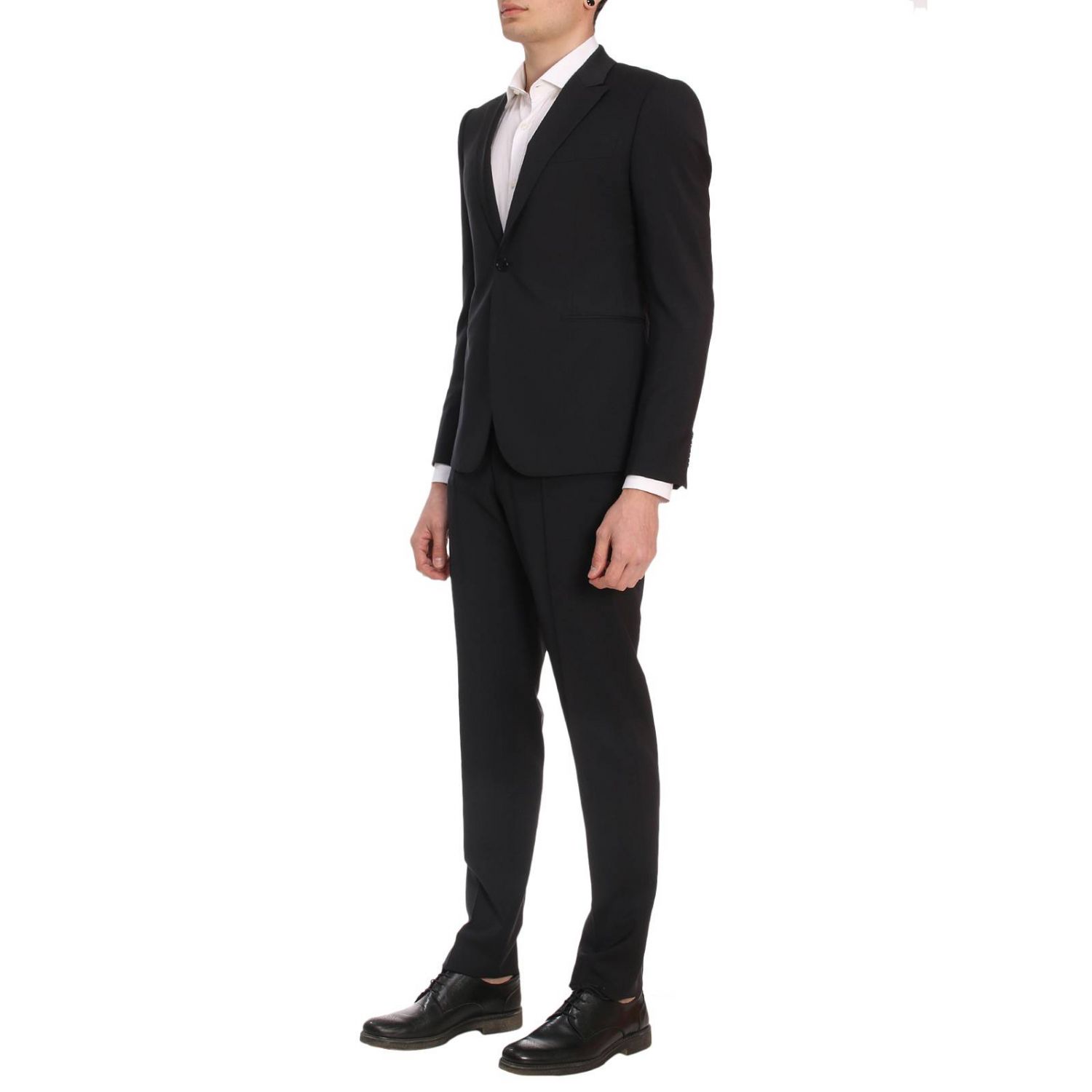 Emporio Armani Outlet: Abito monopetto a un bottone - Blue | Abito Emporio  Armani W1VMRL 01504 GIGLIO.COM