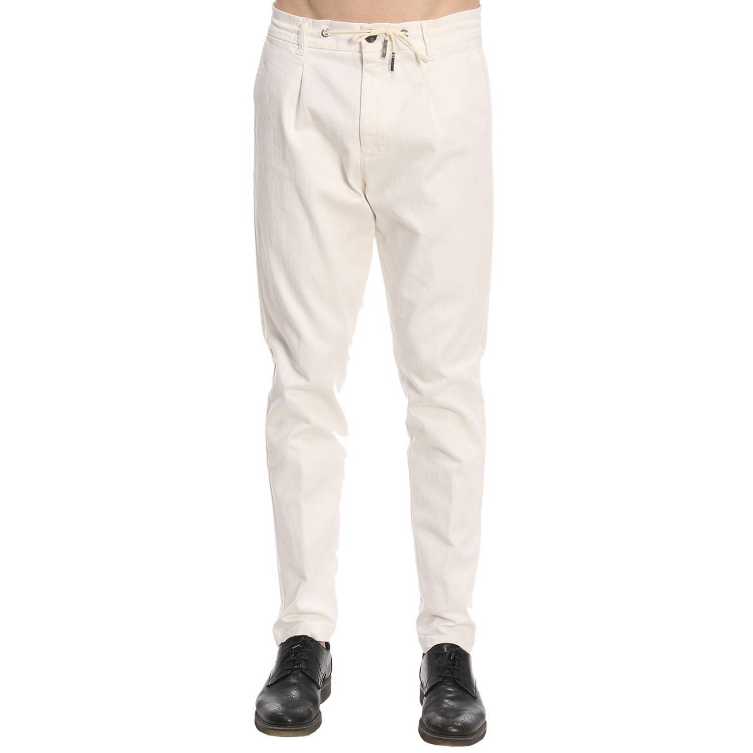 Eleventy Outlet: Pants men - White | Pants Eleventy 979PA0216 PAN25017 ...