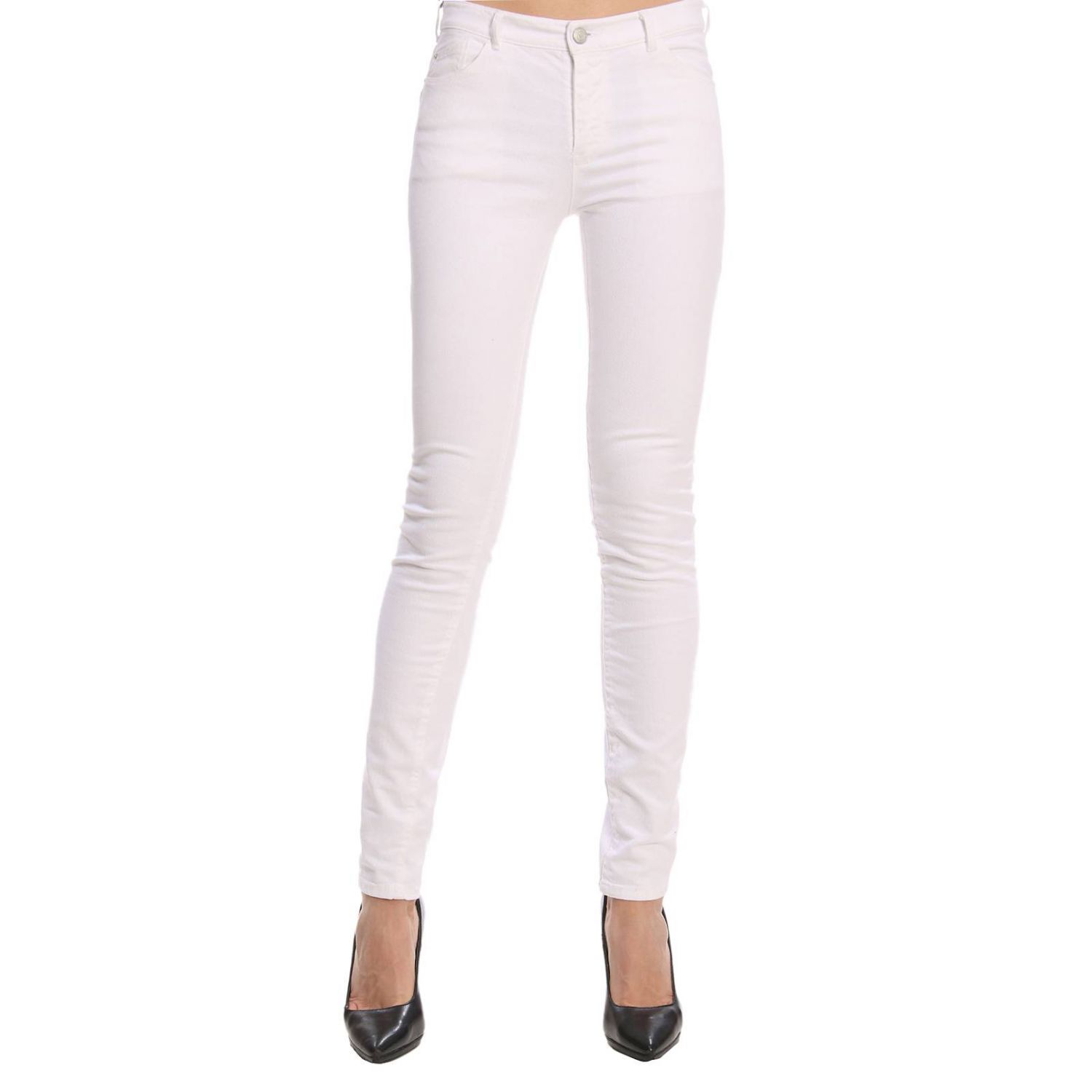 armani white jeans ladies