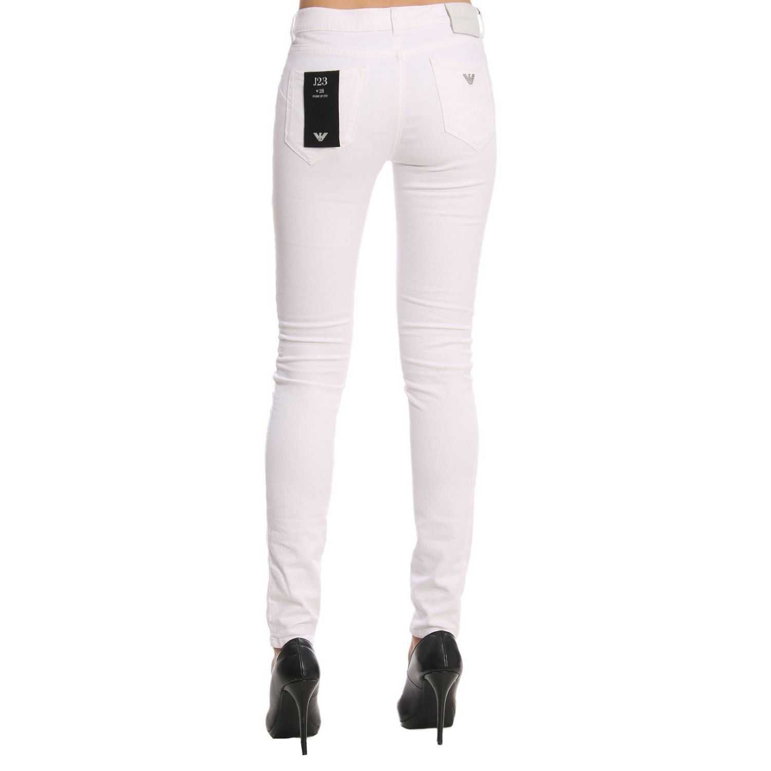 armani white jeans ladies