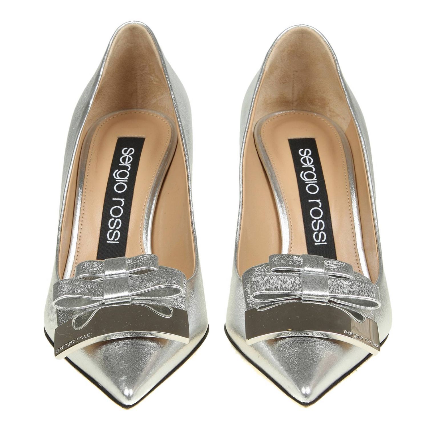silver pumps size 5