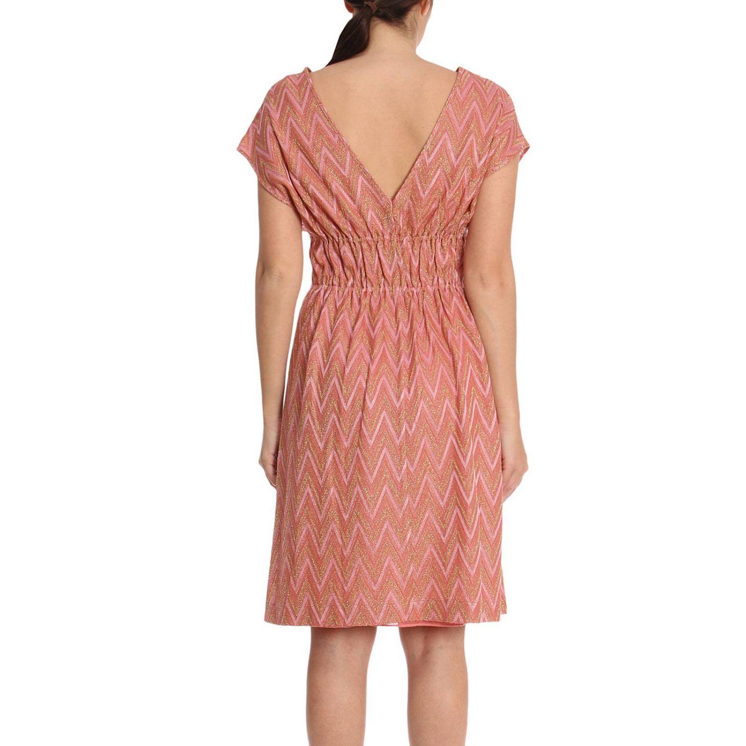 M Missoni Outlet Dress women Dress M Missoni Women Pink Dress M