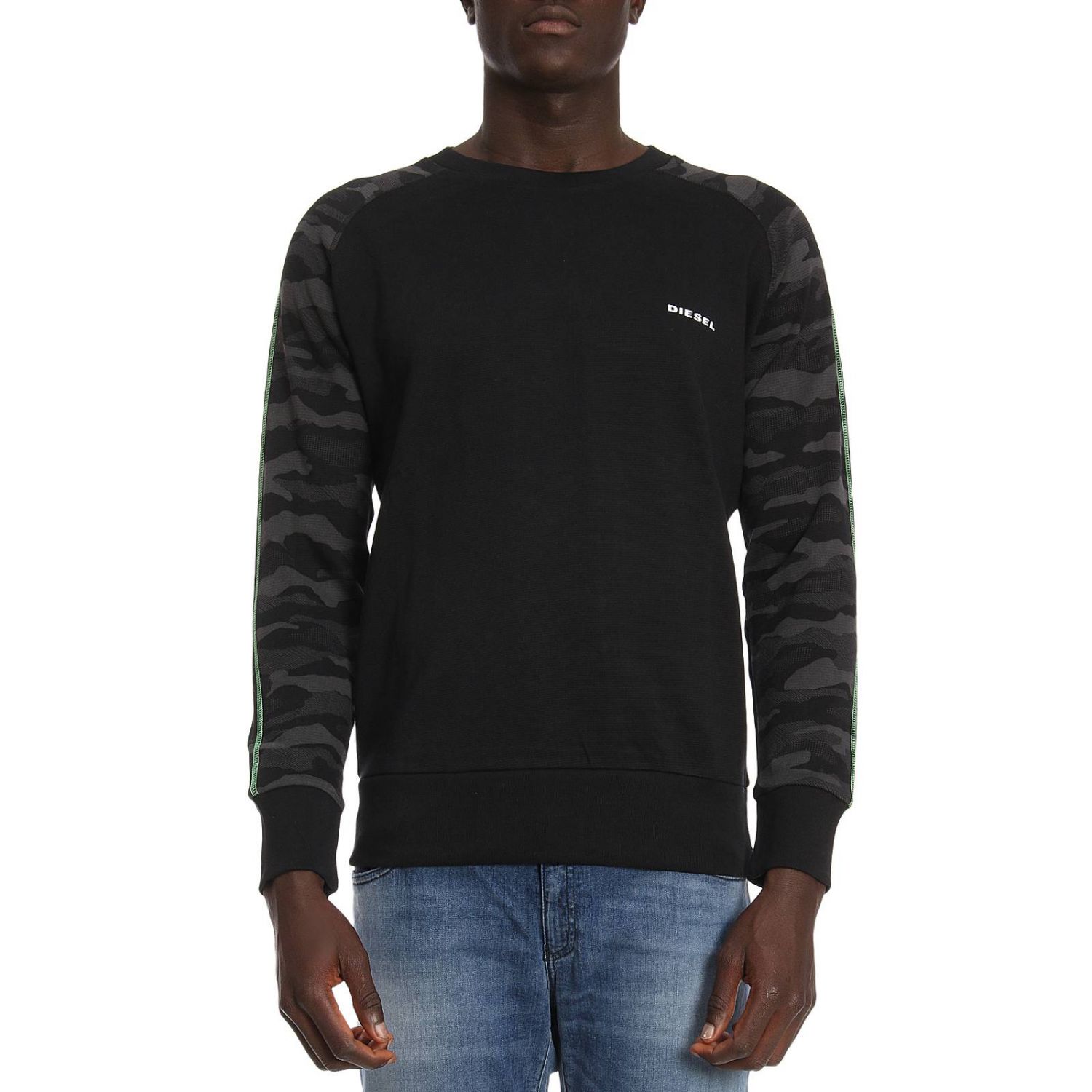 Diesel Outlet: Sweater men - Black | Sweater Diesel 00S4AM 0TARH GIGLIO.COM
