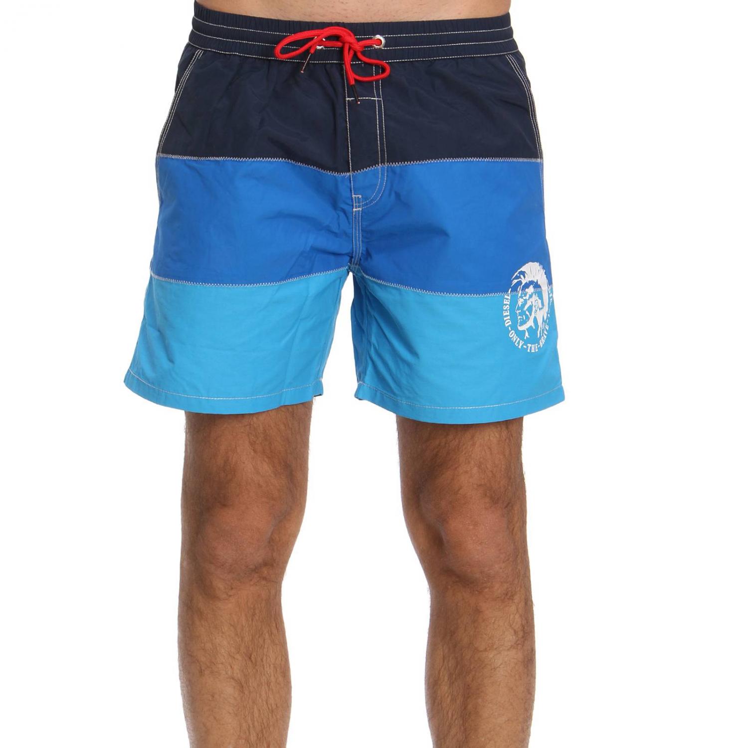 Diesel Outlet: Bermuda uomo - Blue Navy | Pantaloncino Diesel 00SXLH 0EASA  GIGLIO.COM