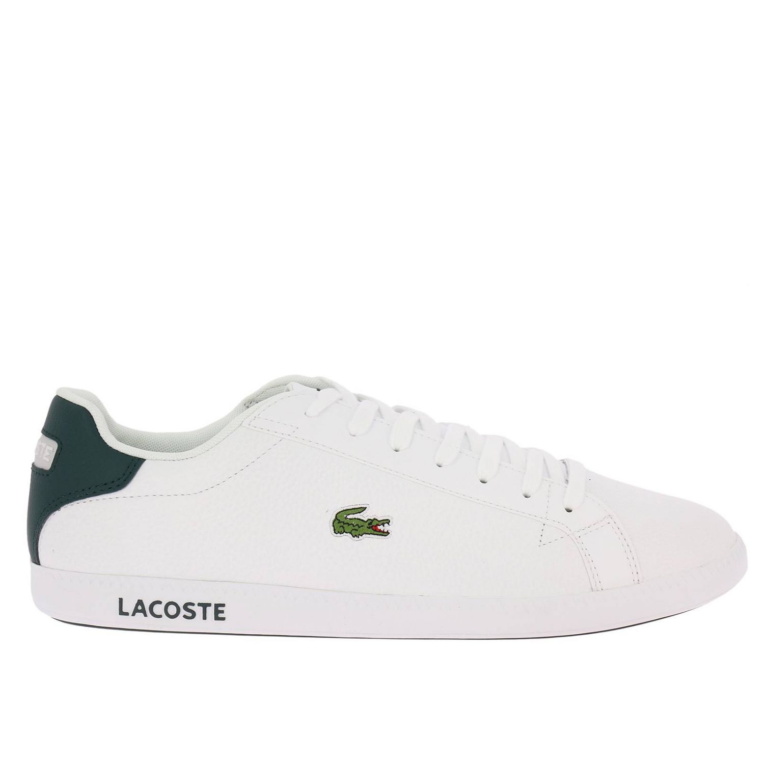 mens white lacoste shoes