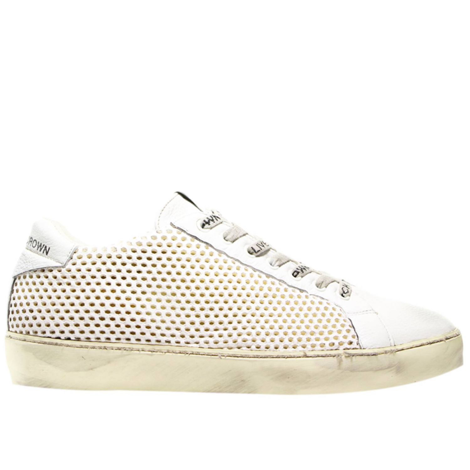 Leather Crown Outlet: Sneakers donna - Bianco | Sneakers Leather Crown  W_ICONIC GIGLIO.COM