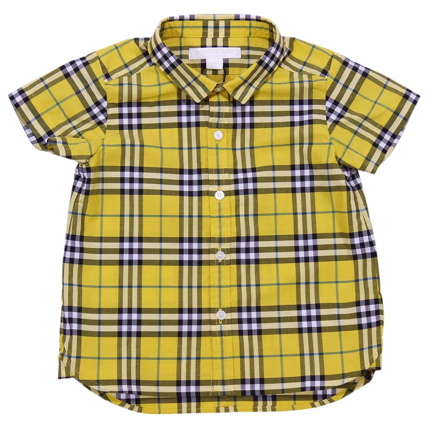 burberry shirt kids yellow