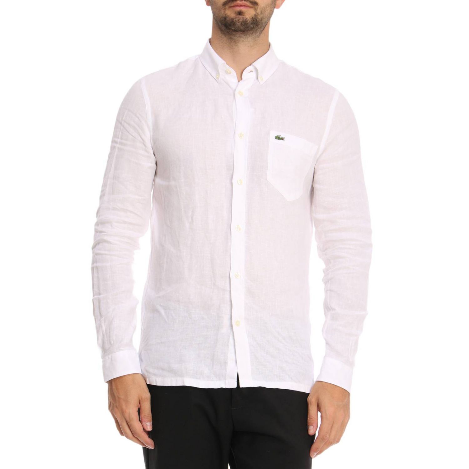 lacoste chemises homme