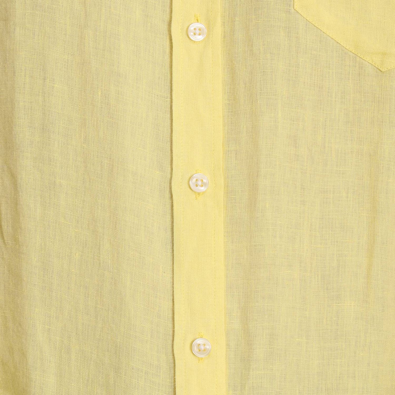 chemise lacoste jaune