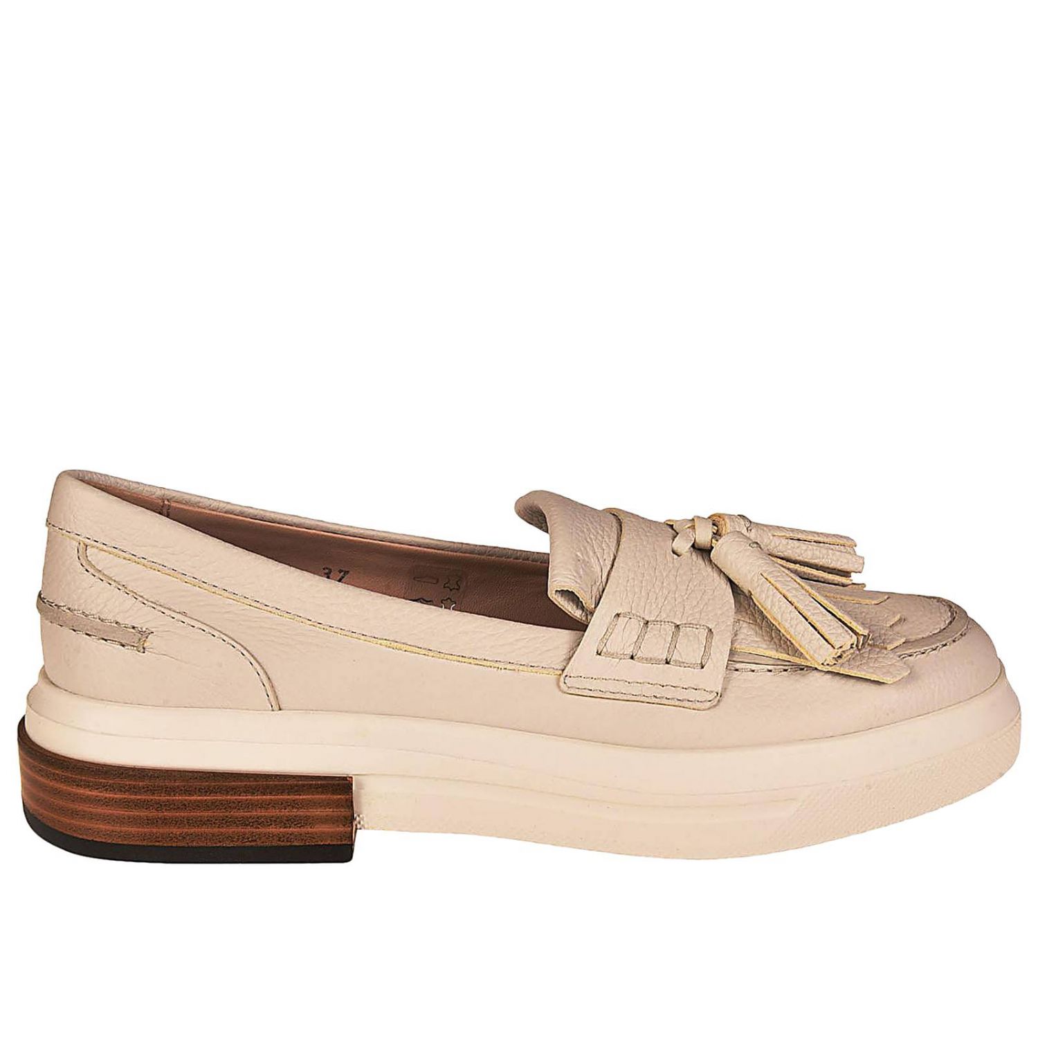 cream loafers ladies