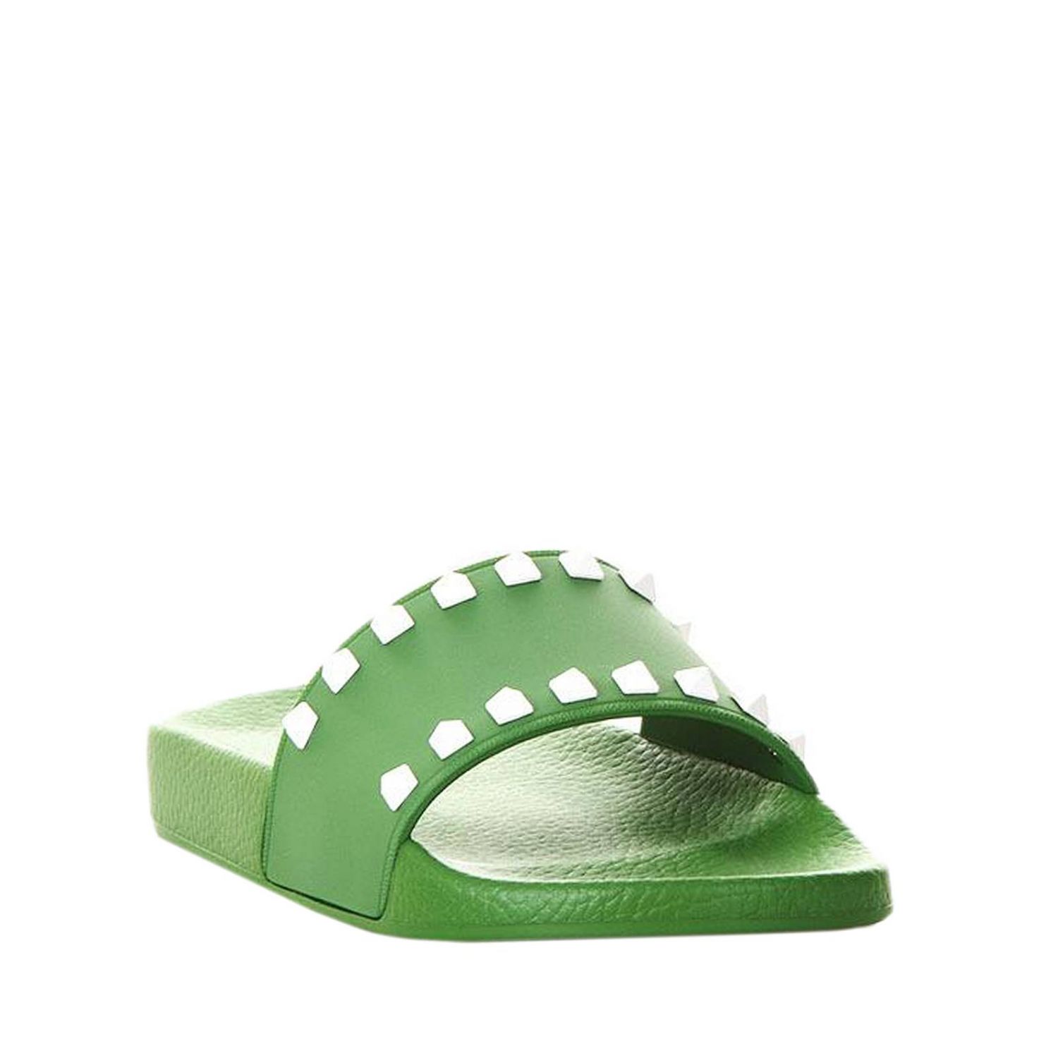 valentino green slides