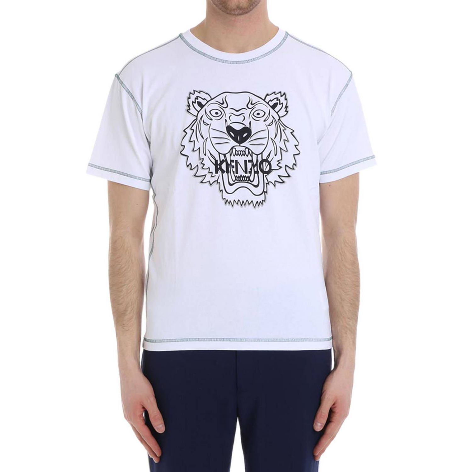 Kenzo Outlet: T-shirt men - White | T-Shirt Kenzo F855TS0364YC GIGLIO.COM