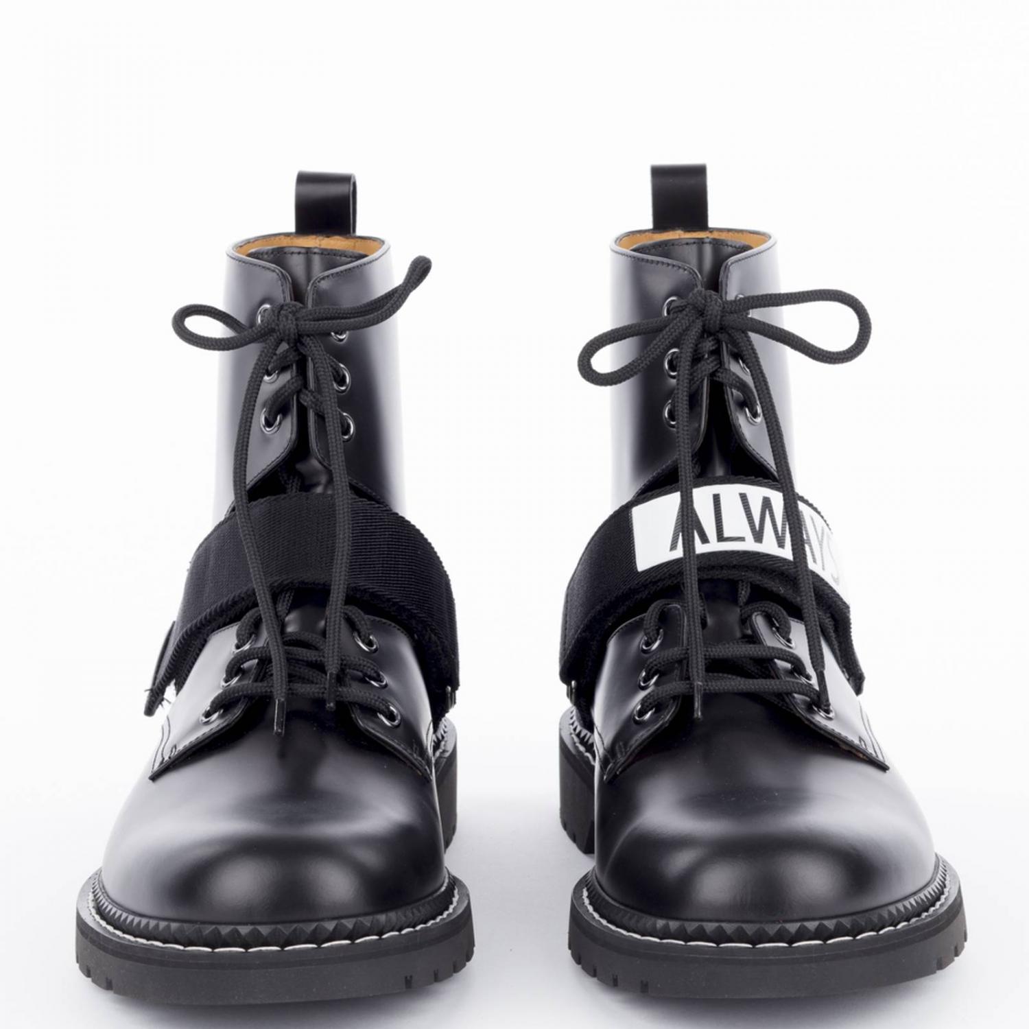 valentino always military boots