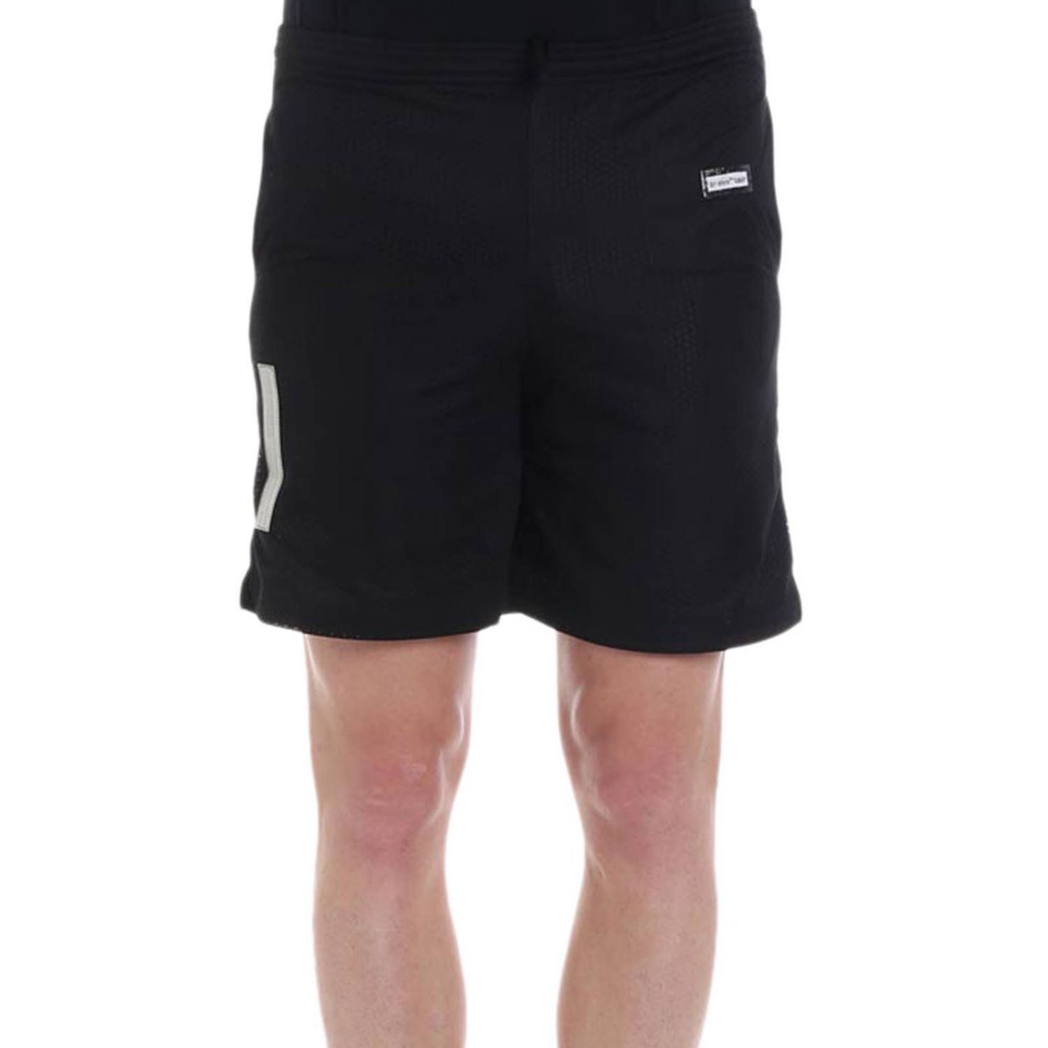 Off-White Outlet: Pantaloncino uomo Off White - Nero | Pantaloncino Off- White OMCB006S1801 7008 GIGLIO.COM