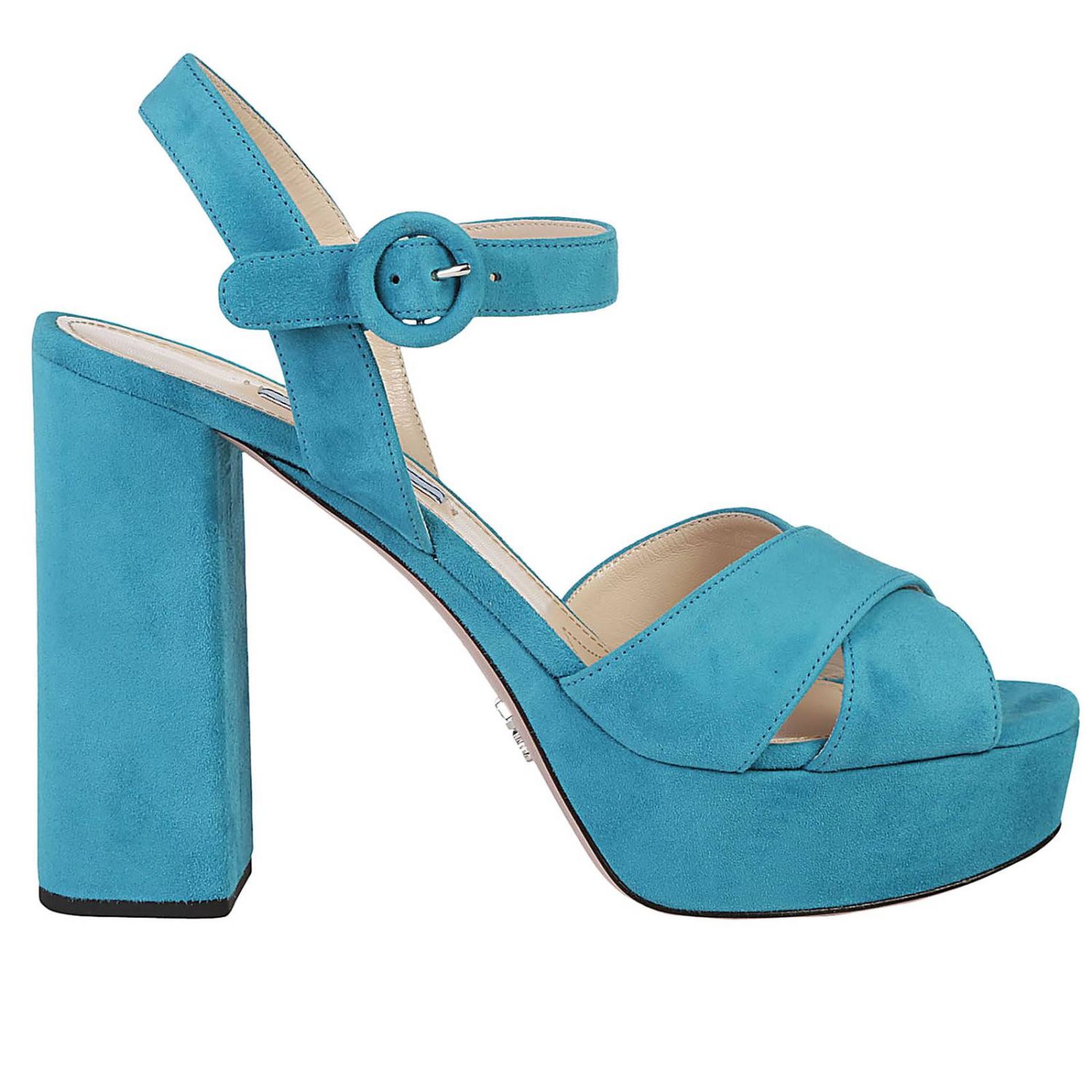 turquoise prada shoes