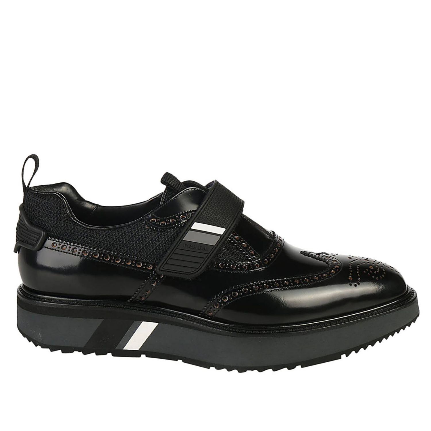 prada calzature uomo vitello plume