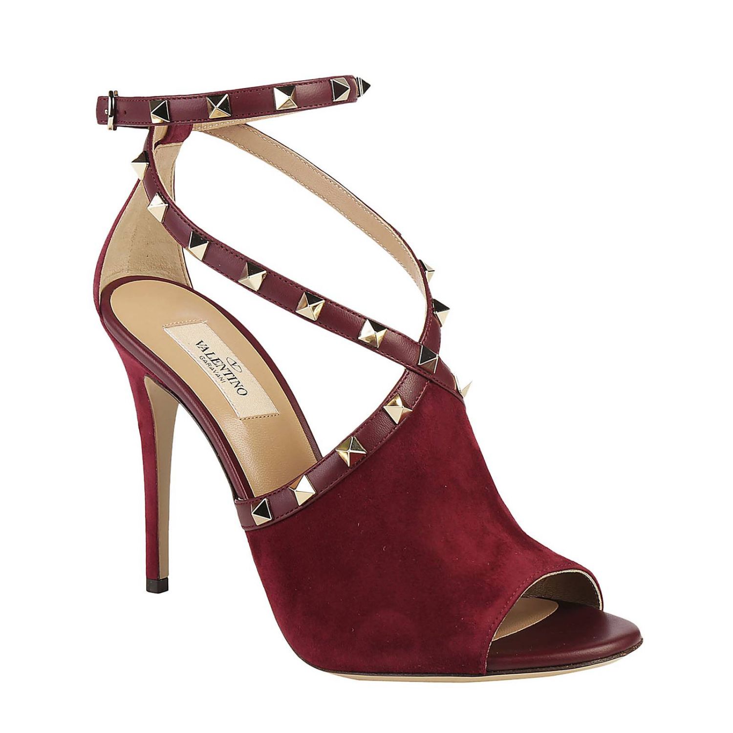 VALENTINO GARAVANI: Zapatos mujer - Color Vino | Sandalias De Tacón  Valentino Garavani PW2S0F03 WVW GIGLIO.COM