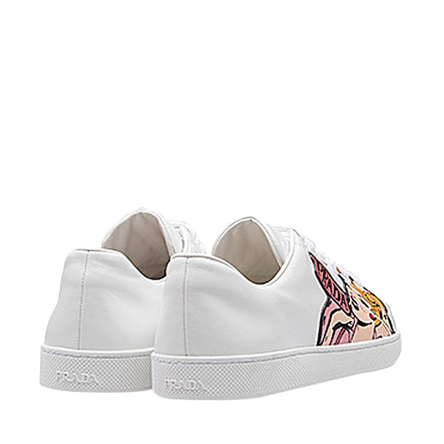 prada trainers womens white
