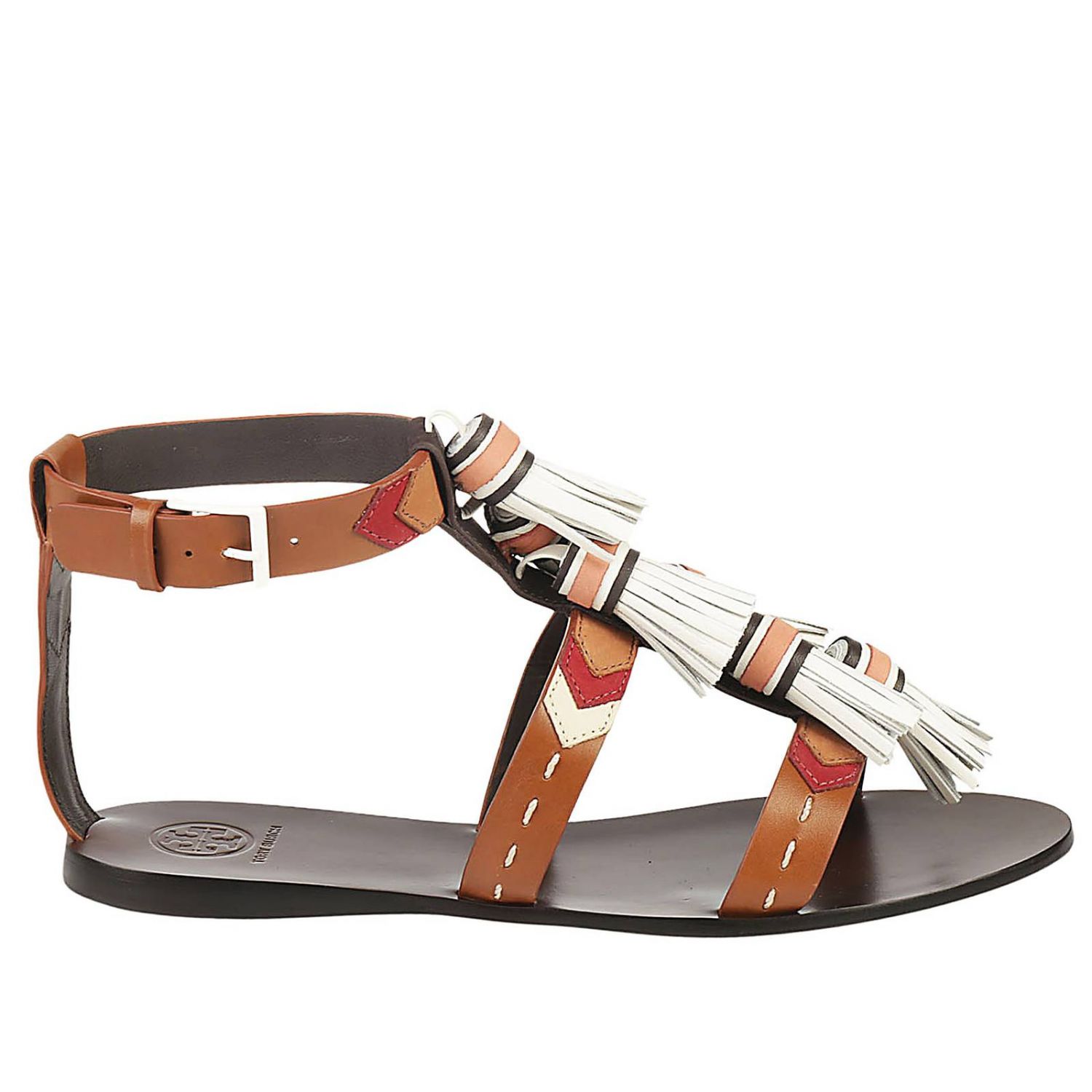 tory burch sandals multicolor