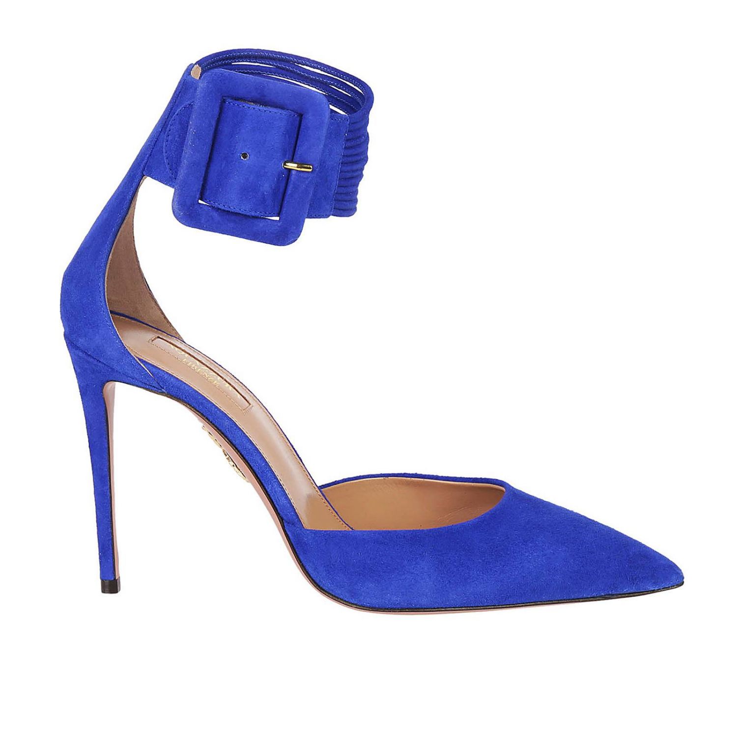 aquazzura blue shoes