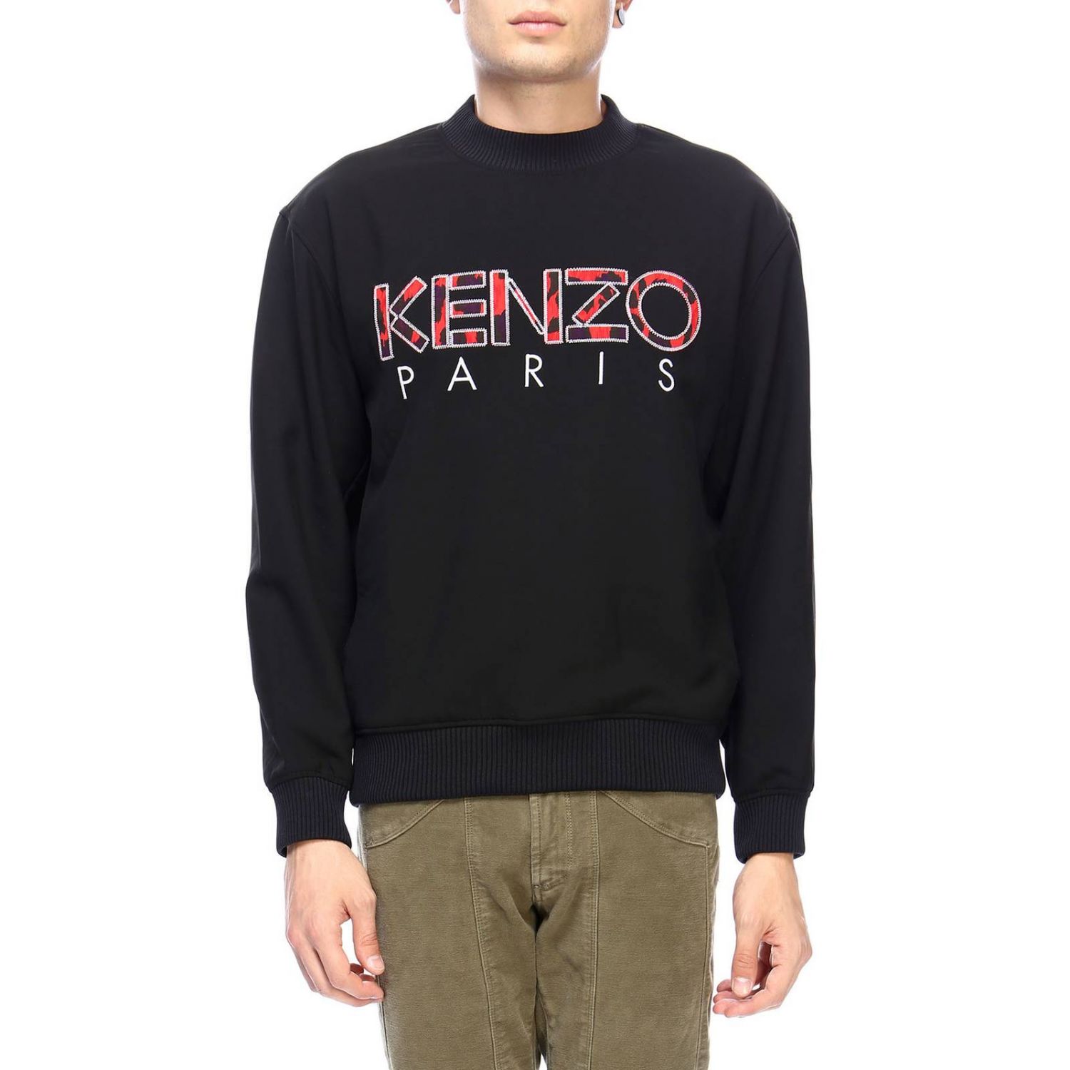 Pullover Herren Kenzo Sweatshirt Kenzo Herren Schwarz Sweatshirt Kenzo F865sw6041rh Giglio De