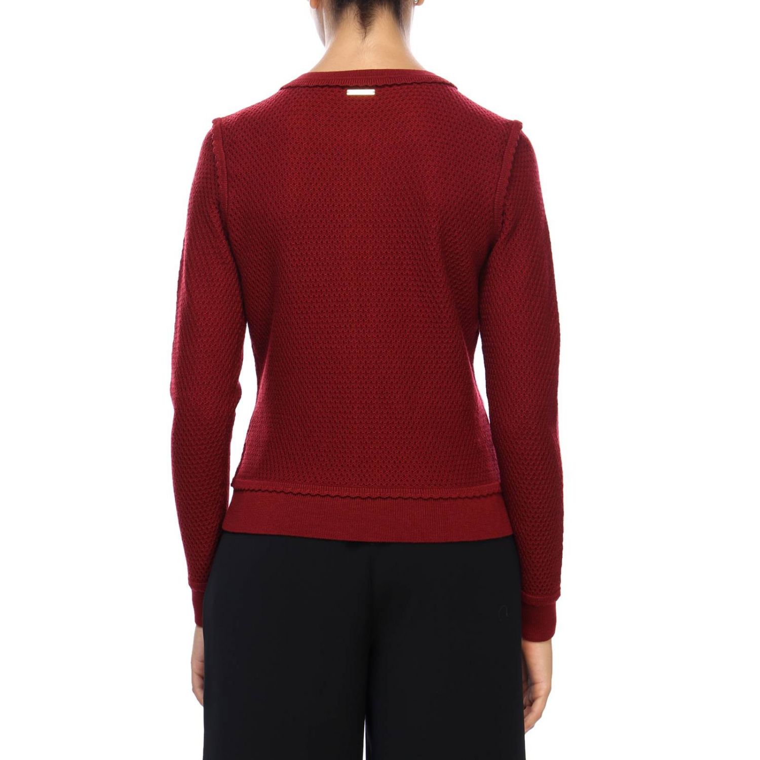 michael kors burgundy sweater