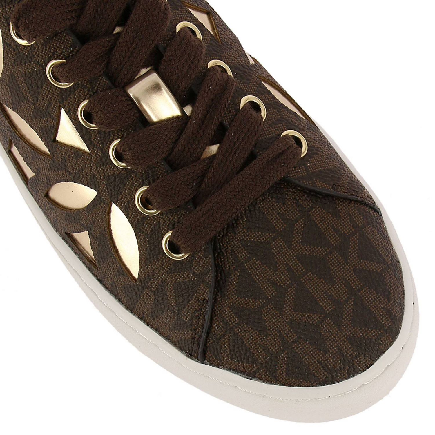 basket michael kors femme marron