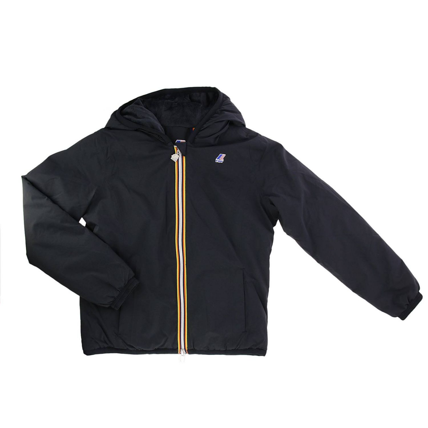 K-Way Outlet: Jacket kids | Jacket K-Way Kids Black | Jacket K-Way ...