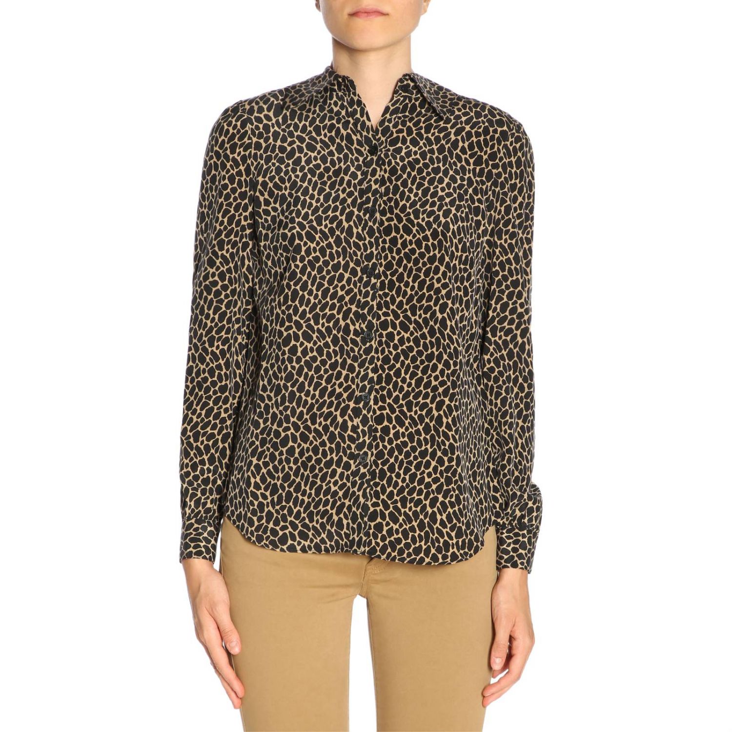 michael kors shirts womens brown