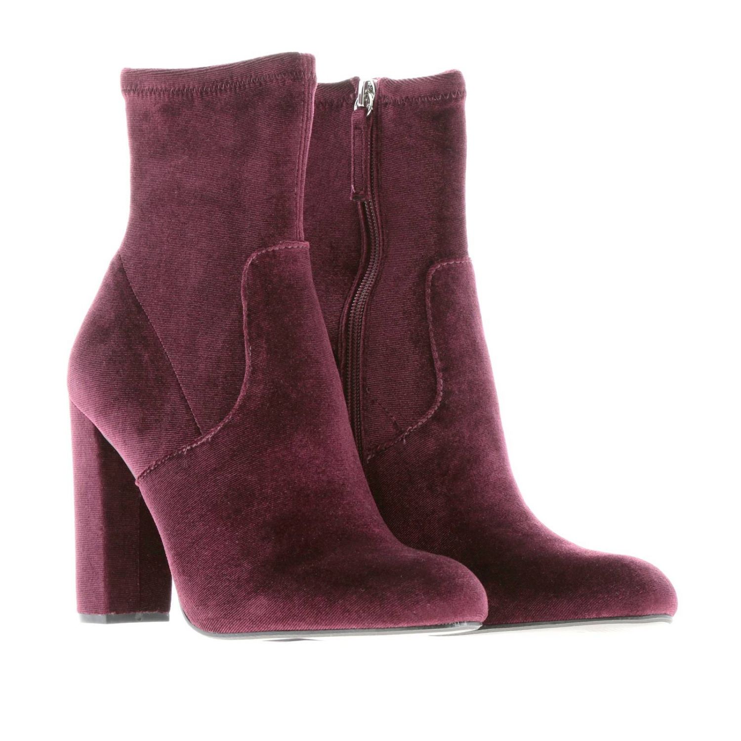 steve madden maroon booties