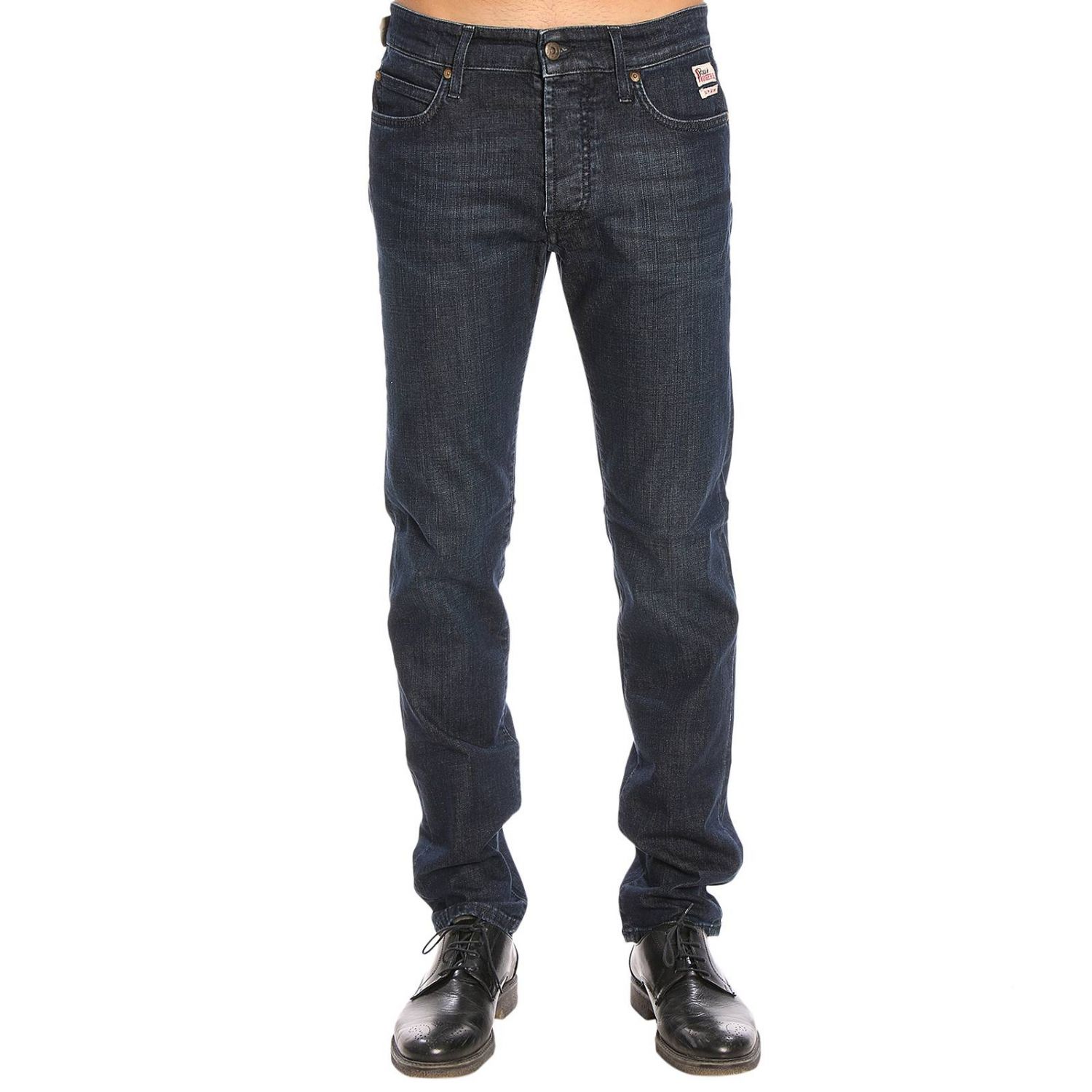 Roy Rogers Outlet: Jeans 529 Superior slim fit in misto cotone used a 5  tasche - Blue | Jeans Roy Rogers A18RIU000D0210027 GIGLIO.COM