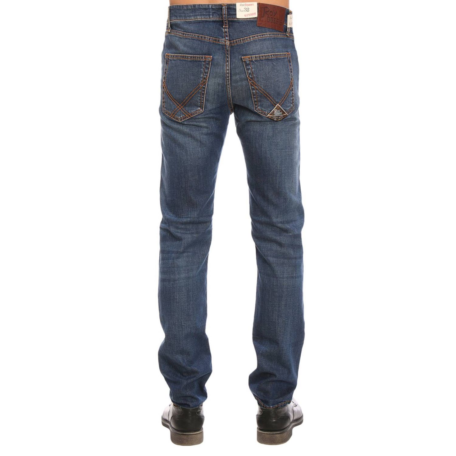 Roy Rogers Outlet: Jeans 529 Superior slim fit in misto cotone used a 5  tasche | Jeans Roy Rogers Uomo Blue | Jeans Roy Rogers A18RIU000D0210005  GIGLIO.COM